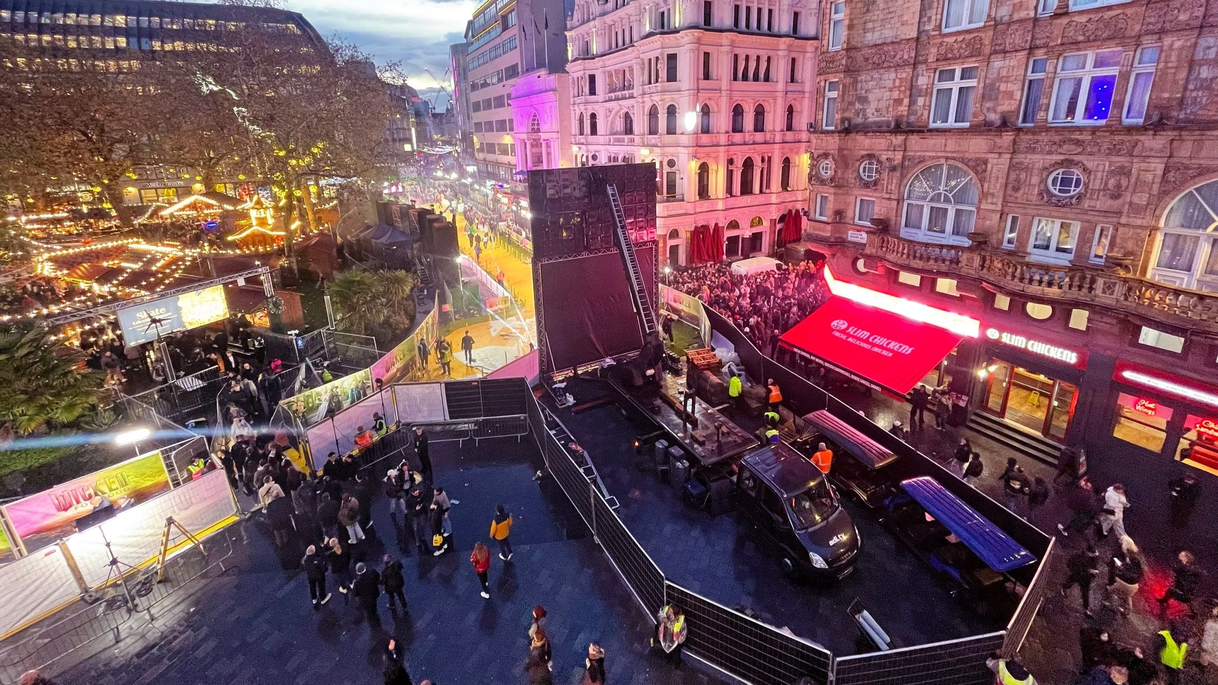 Film premiere event at Leicester Square 