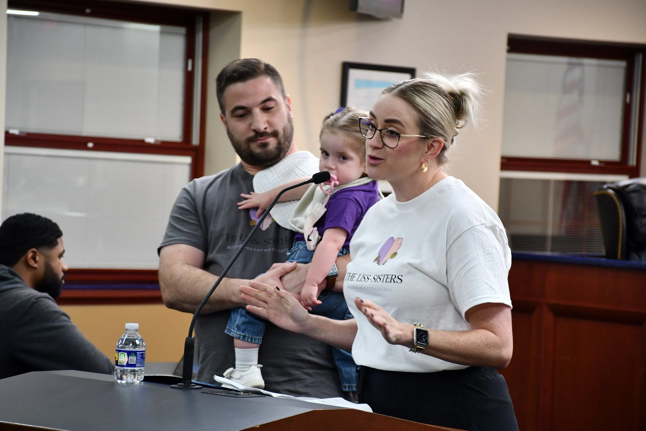 Maguire Family speaking at Lissencephaly Awareness Day proclamation in Vienna, VA