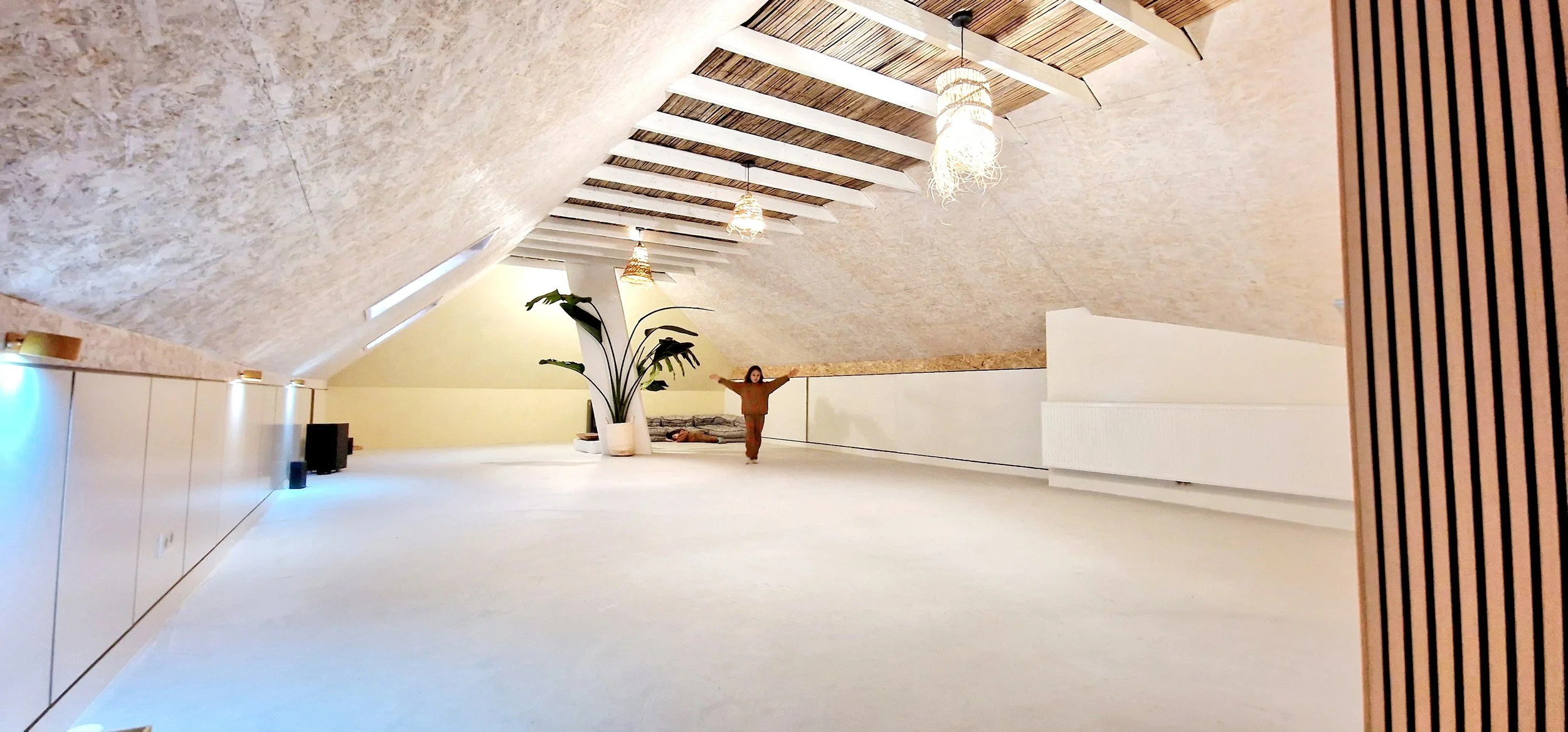 Renovatie zolder boerderij in Overijssel met hout en serene uitstraling