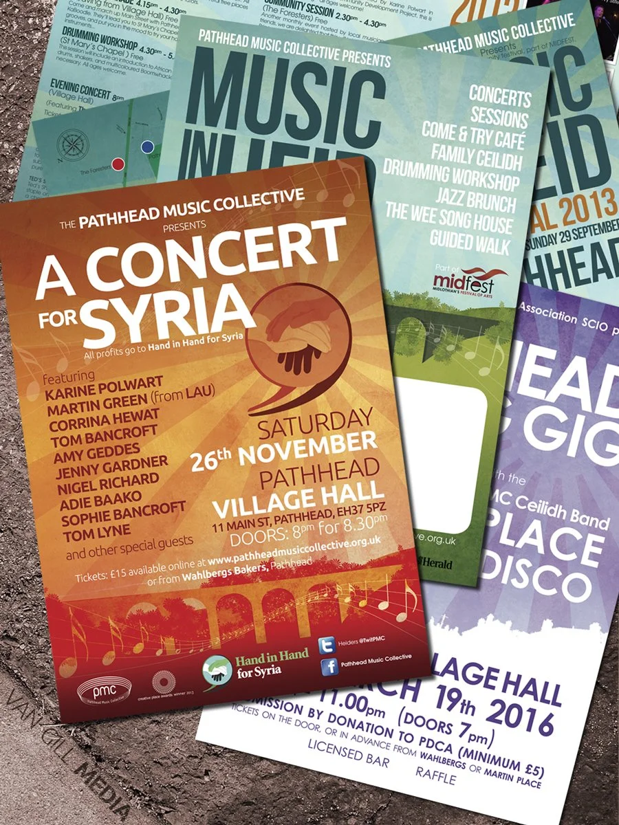 Various flyers for PMC