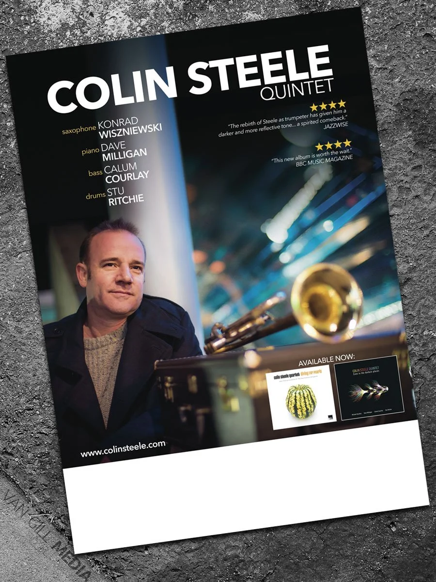 Colin Steele tour promo poster