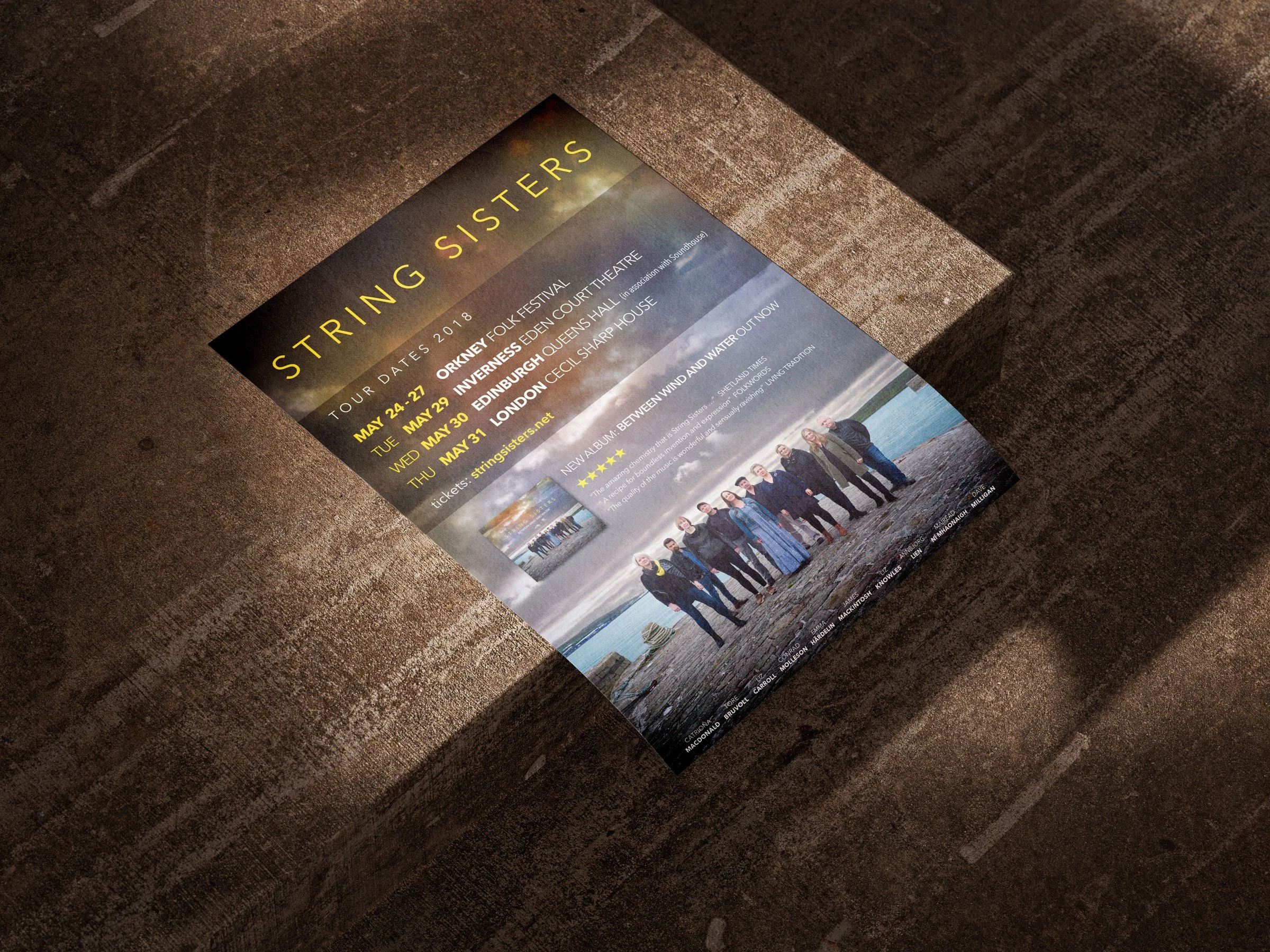 String Sisters tour poster