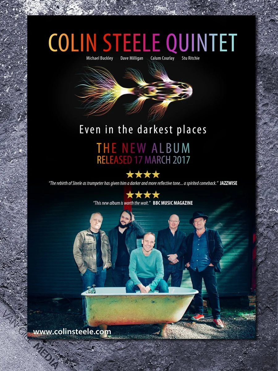 Colin Steele album promo poster
