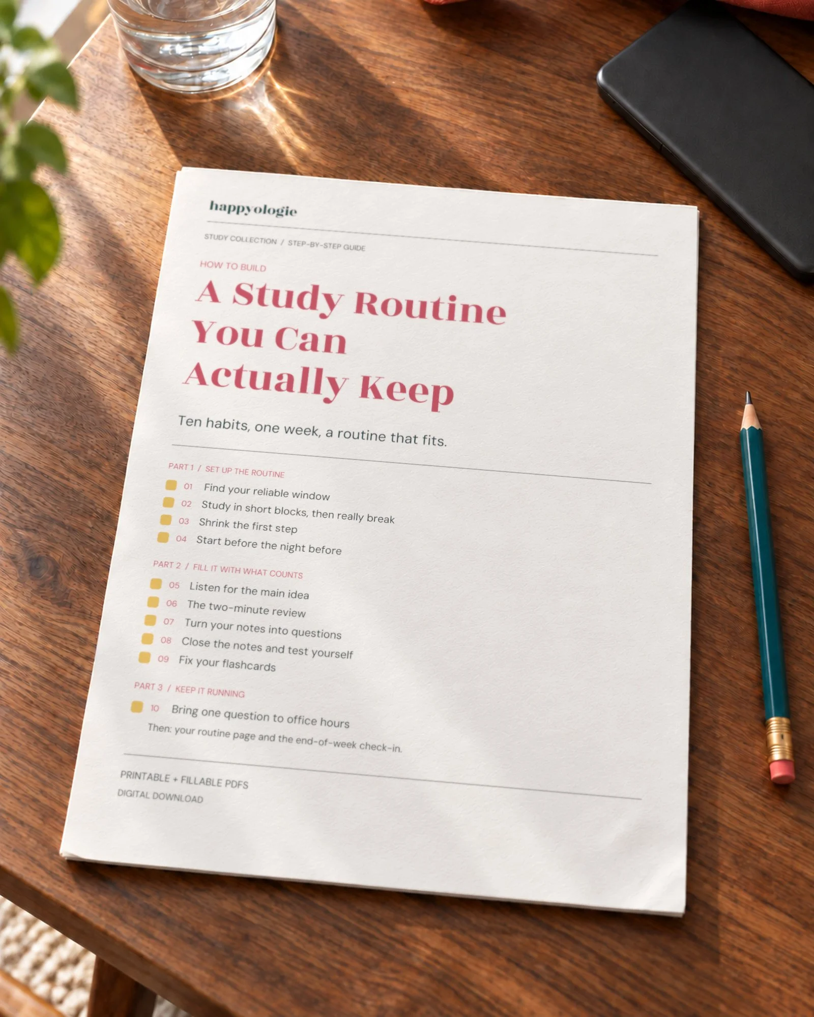 How to Build a Study Routine You Can Keep (Download)