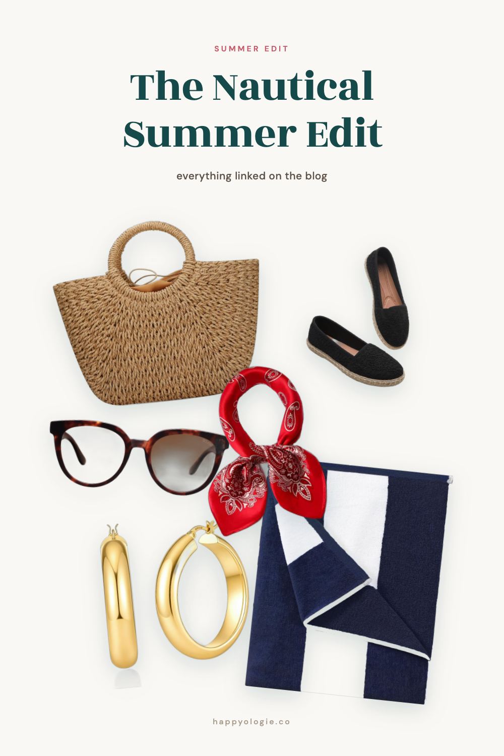 The Easy Summer Outfit Essentials with a Nautical vibe