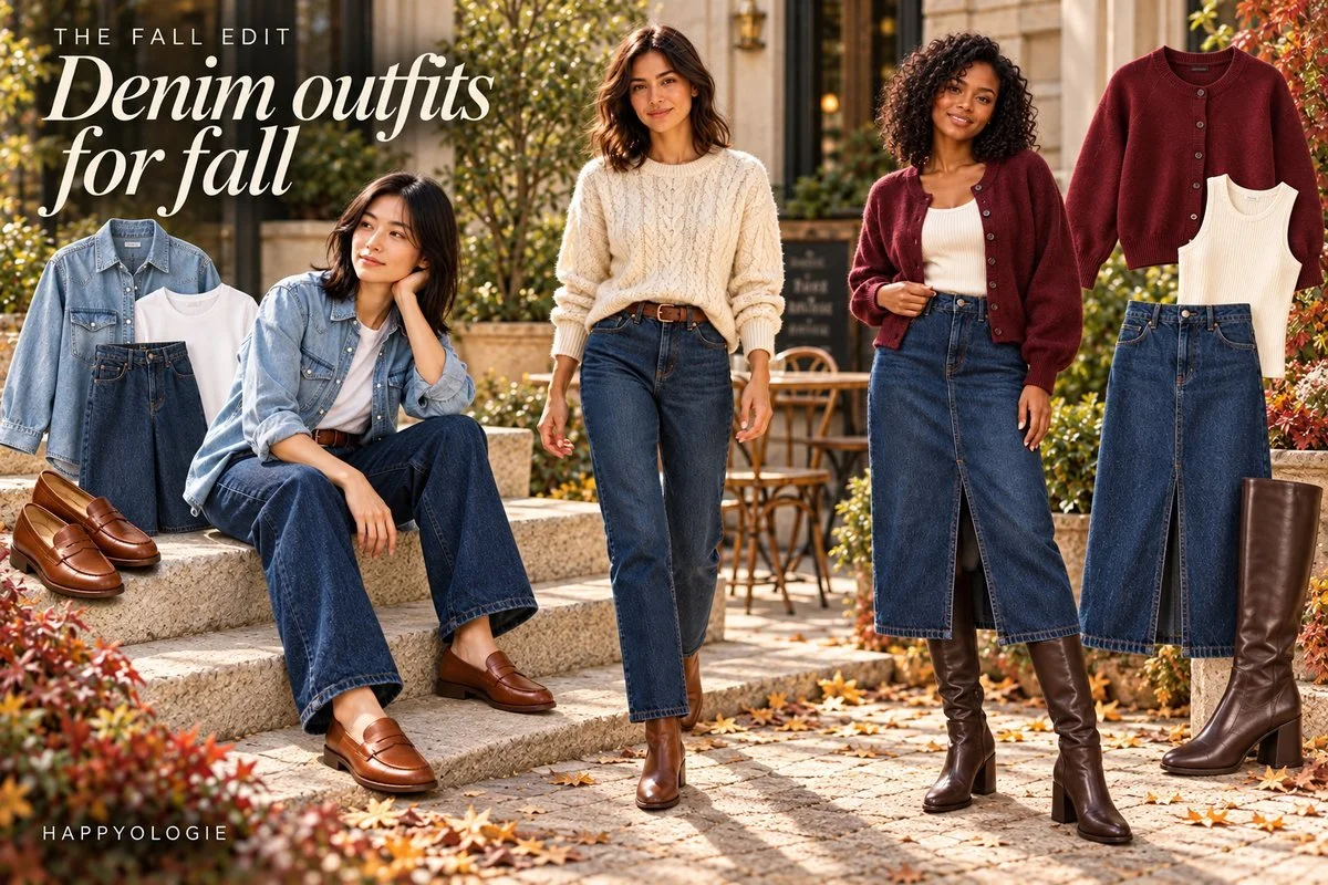 Denim Outfits We’re Loving for Fall