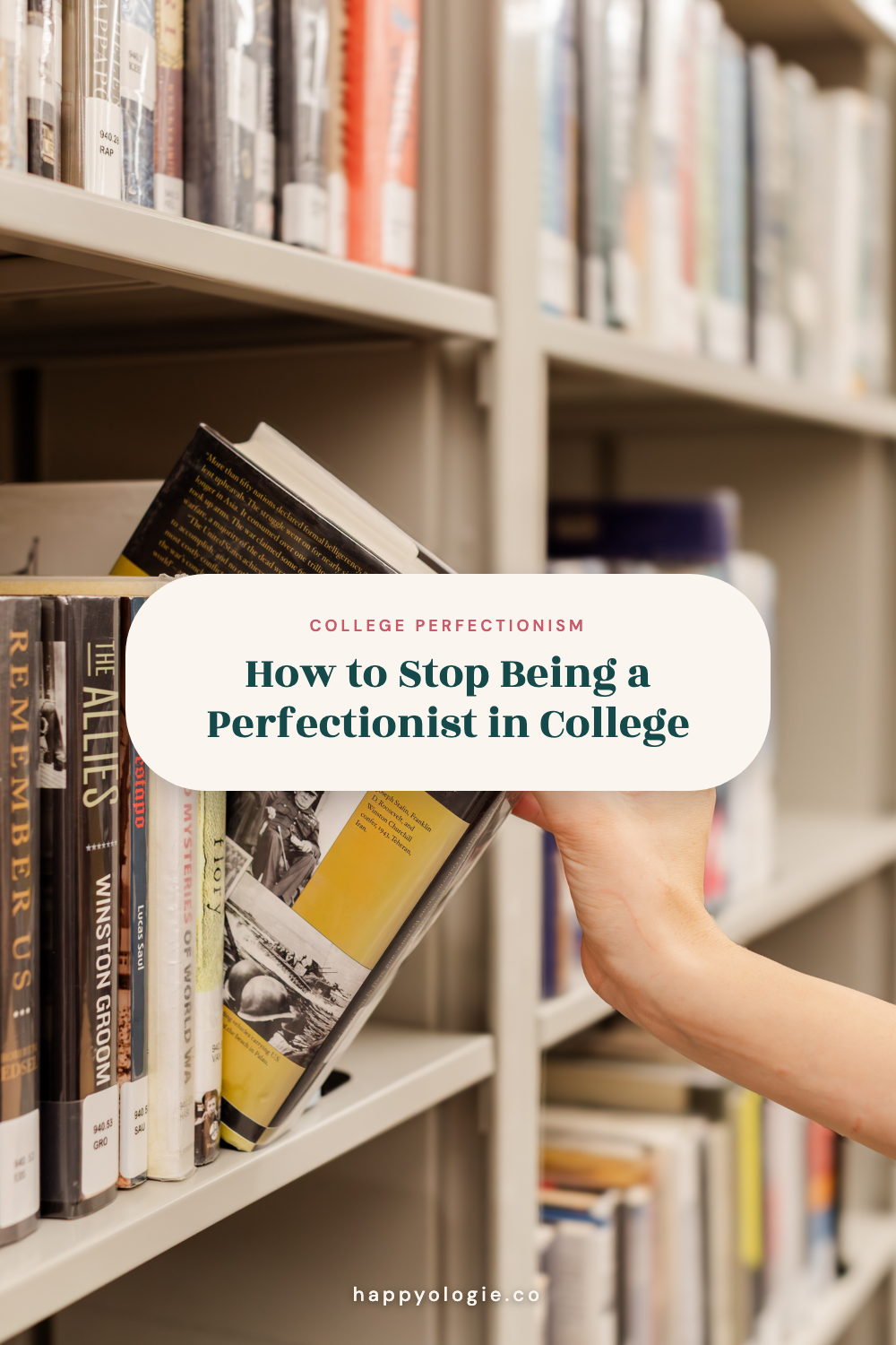How to stop being a perfectionist in college
