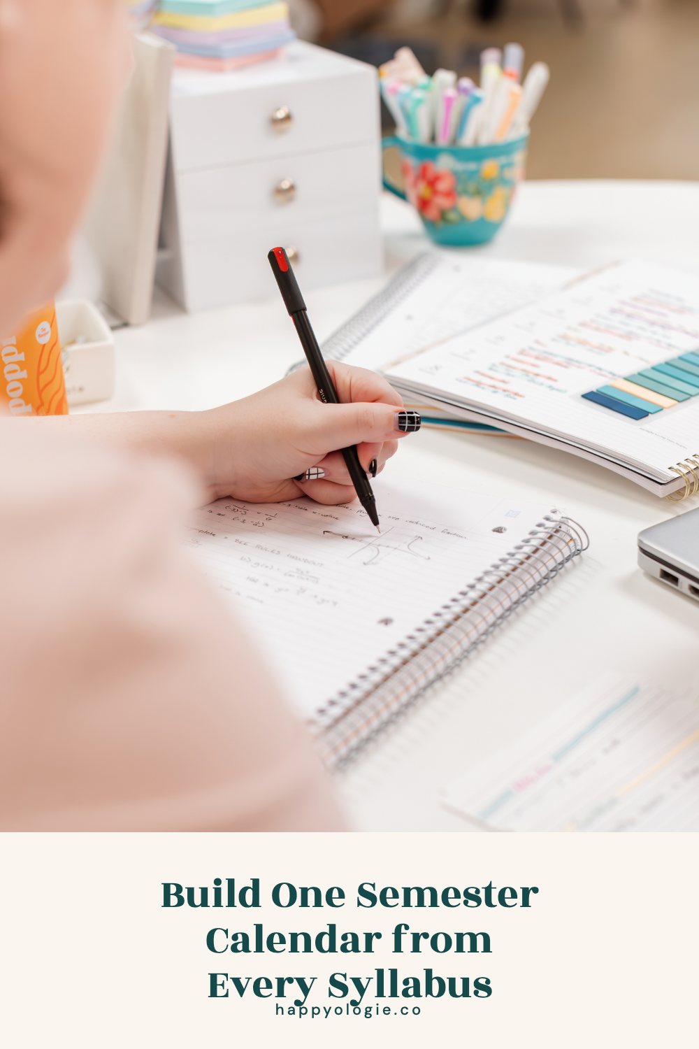 What to do the first week of college: Build one semester calendar from every syllabus | Happyologie
