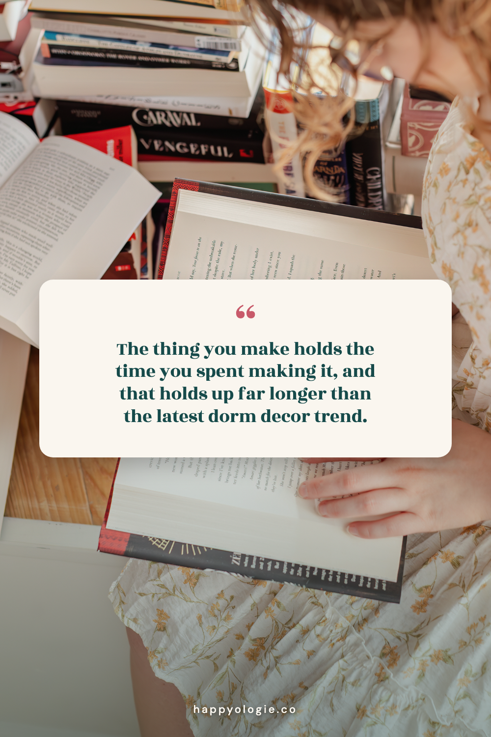 Handmade projects hold the time spent making them | Happyologie