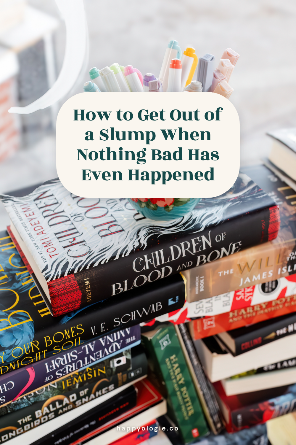 How to get out of a slump when nothing bad has happened
