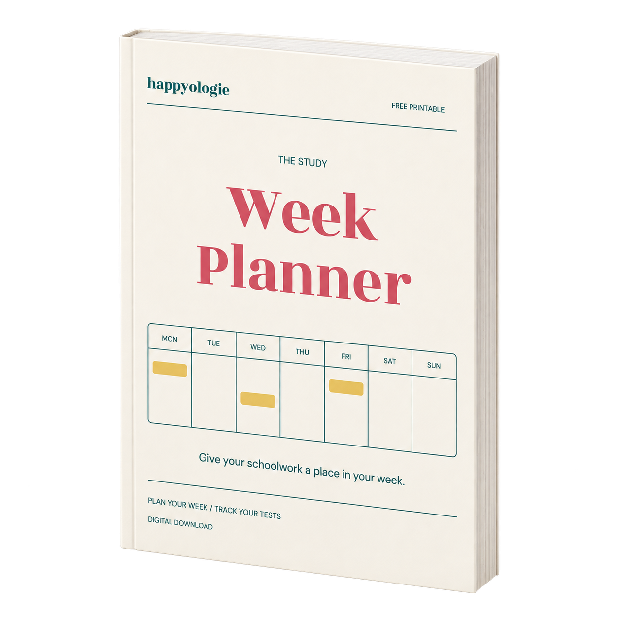 The Study Week Planner (Download)