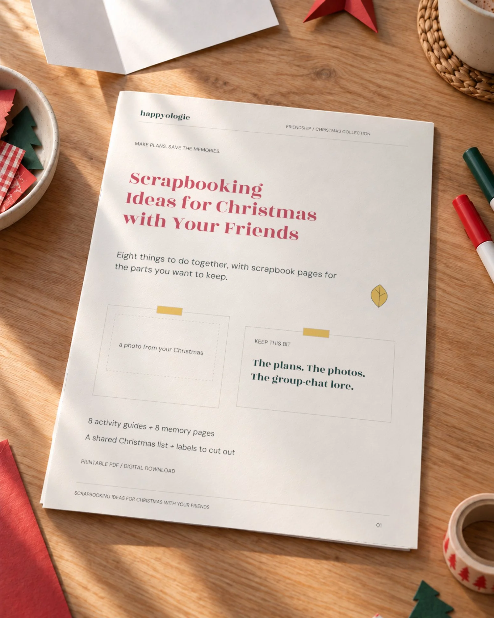 Scrapbooking Ideas for Christmas with Your Friends (Download)