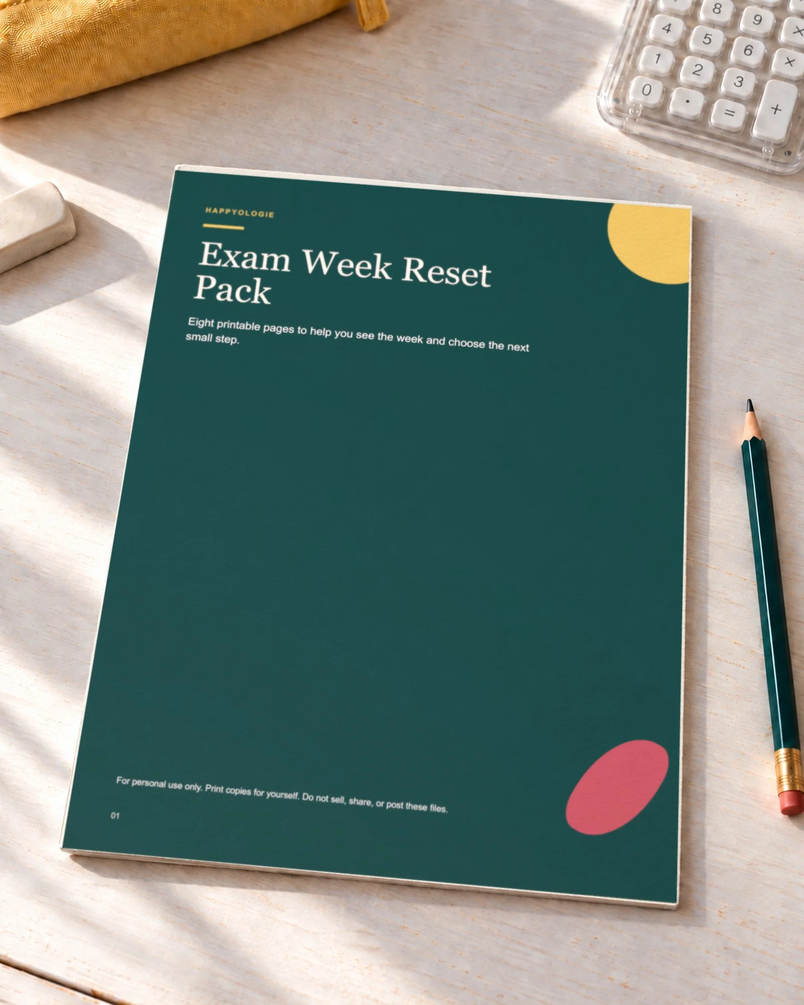 Exam Week Reset Pack