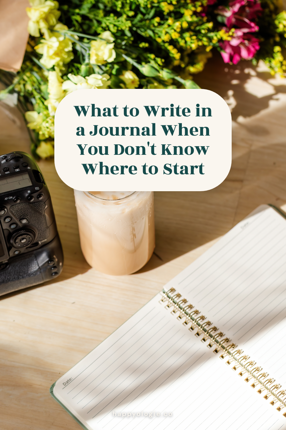 What to write in a journal when you don't know where to start