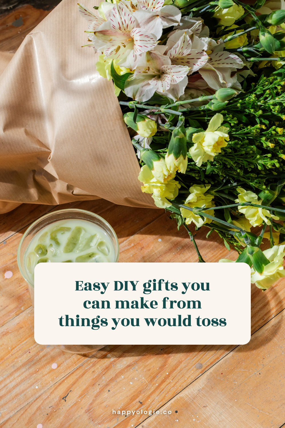 Easy DIY gifts made from recycled materials | Happyologie