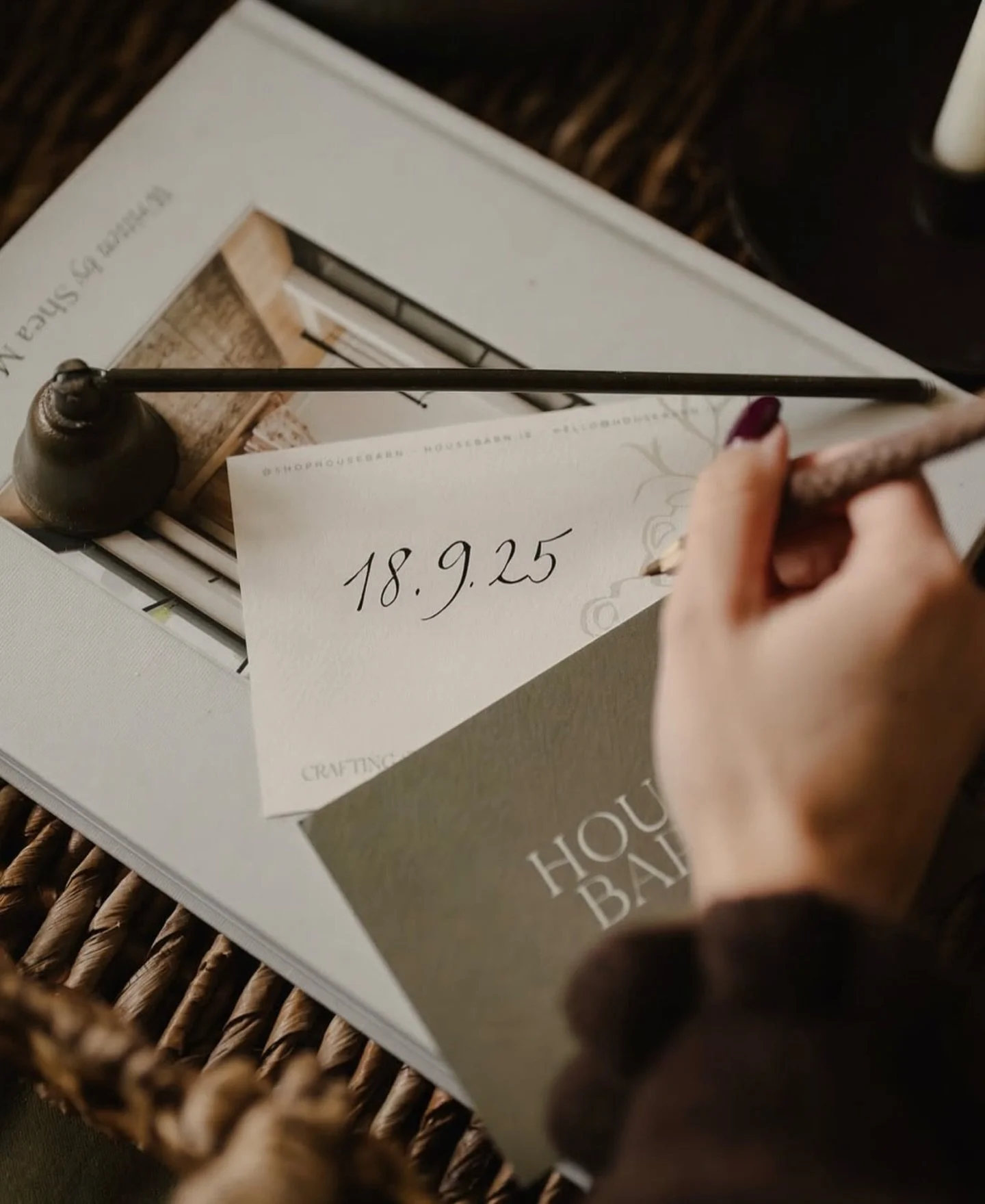 2/3 - The day @shophousebarn stepped into the world. For House Barn, the brand experience was never just about how it looks on screen. It was about how it feels in the hands of the customer.

From icon-patterned tissue paper and hand-finished wax sea