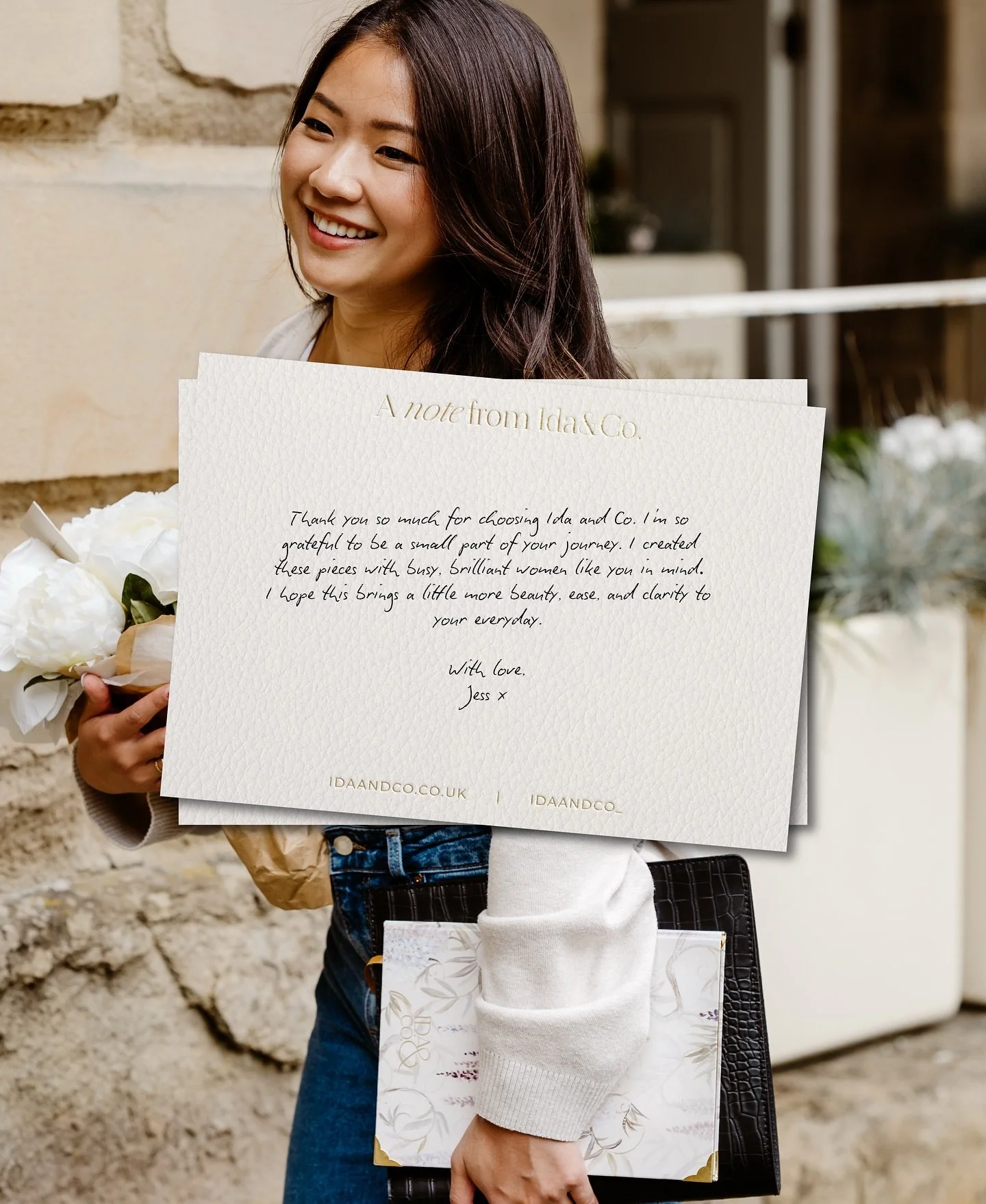 3/3 The finishing touches. From the moment a customer opens the box, they&rsquo;re stepping into the @idaandco_ world, one that&rsquo;s considered, feminine and unmistakably elevated.

We crafted a full brand identity, packaging concept, stationery s