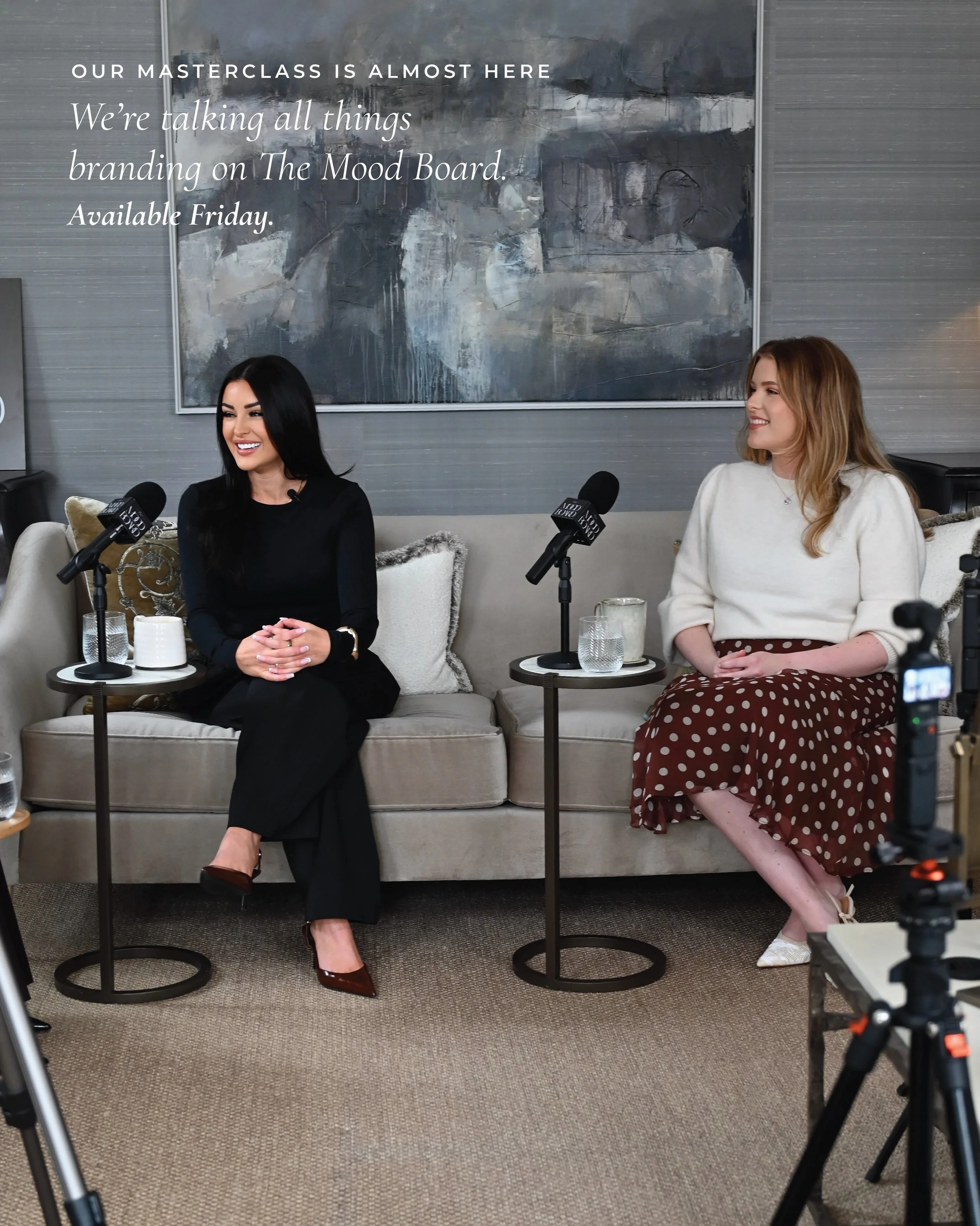 Back in March, we had the pleasure of sitting down with @sophiepatersoninteriors and talking all things branding for @themoodboard.community. Exclusively available for members Friday 30 October. 

The mood board is a design-led community for learning