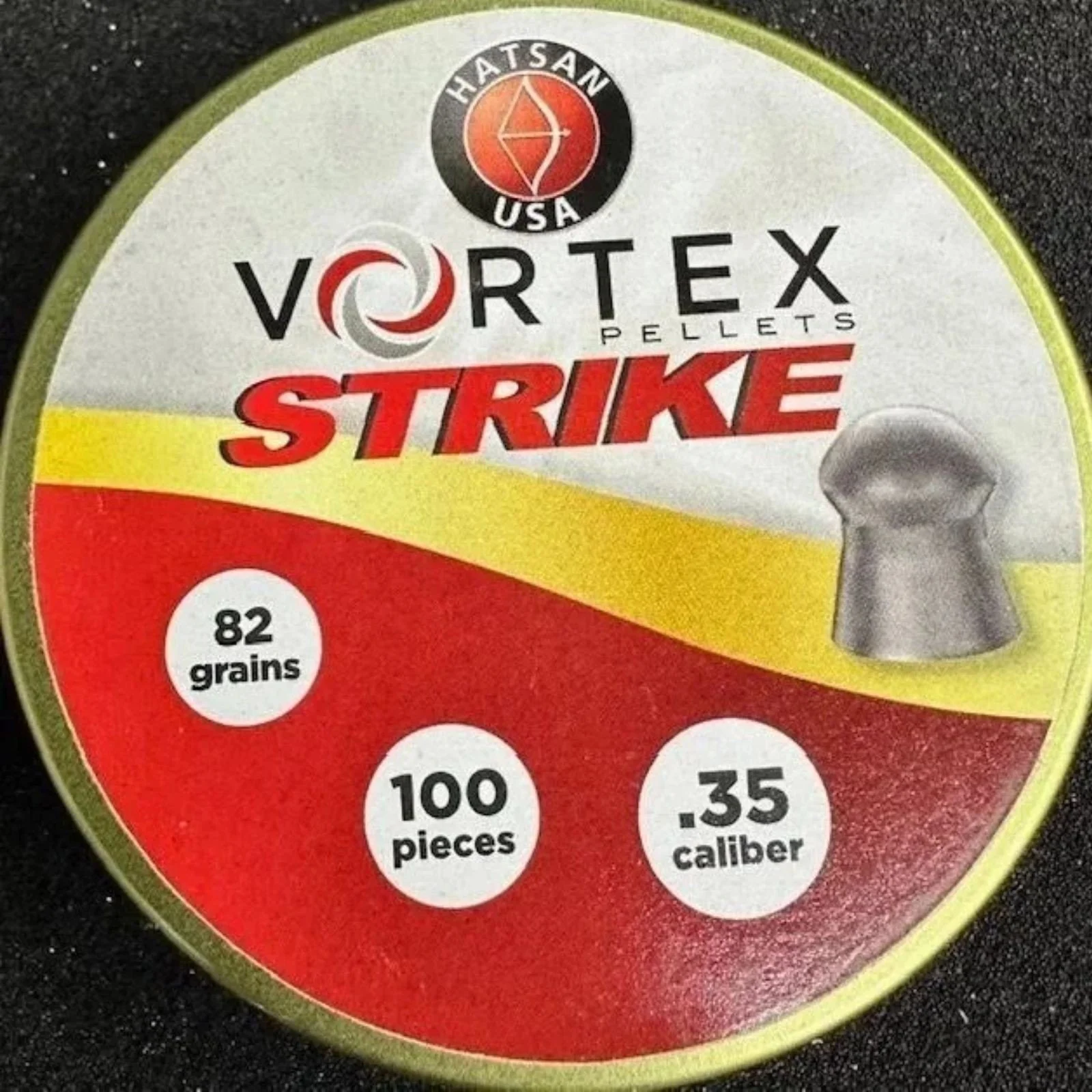 Vortex Strike Pellets- 35 Cal, 82 Gr. 100 Count