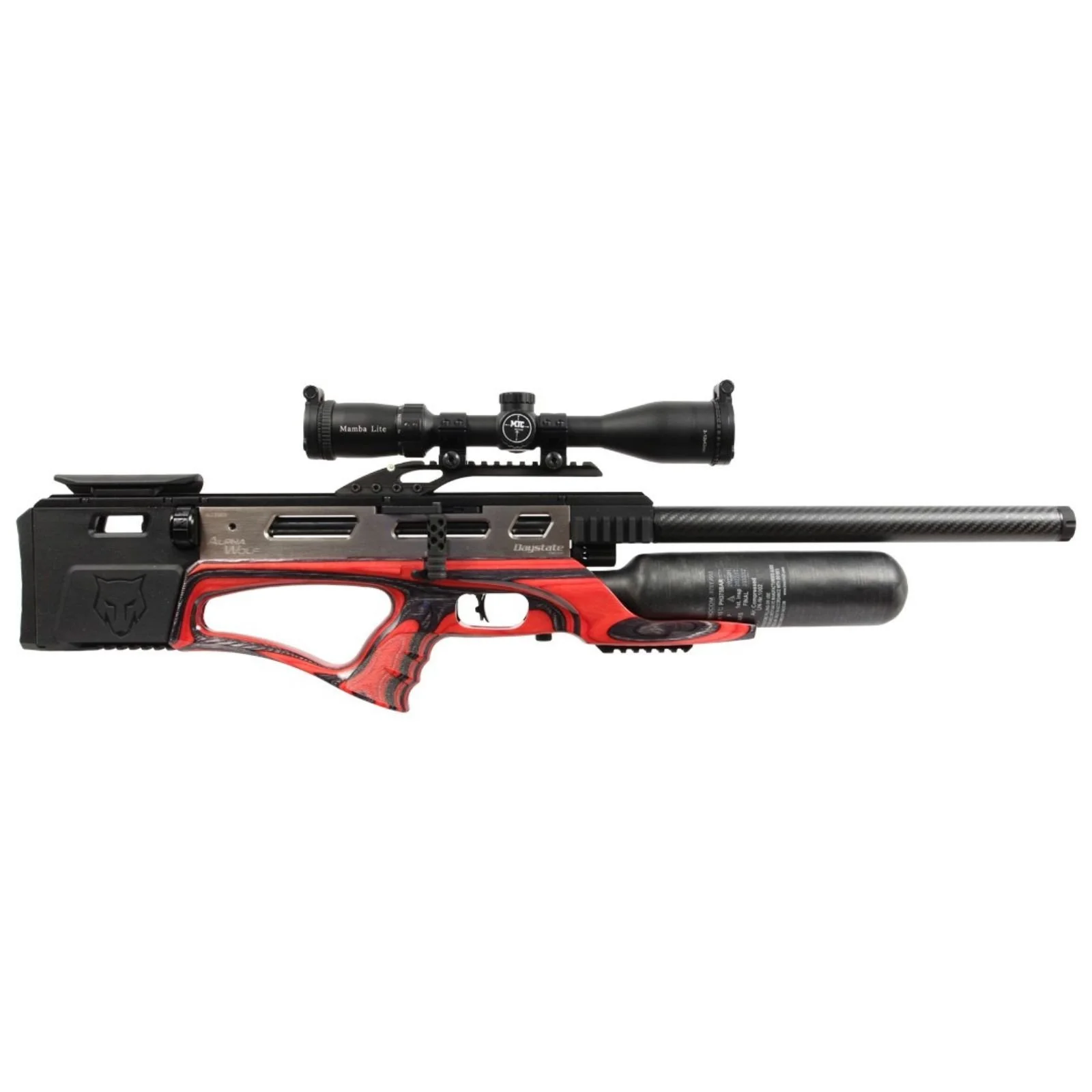 Daystate Alpha Wolf Red Laminate- Silver Action (Pre-order)