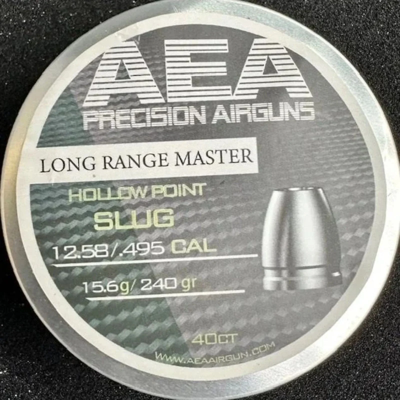 AEA Long Range Master Hollow Point Slug- .495 Cal, 240Gr. 40 Count