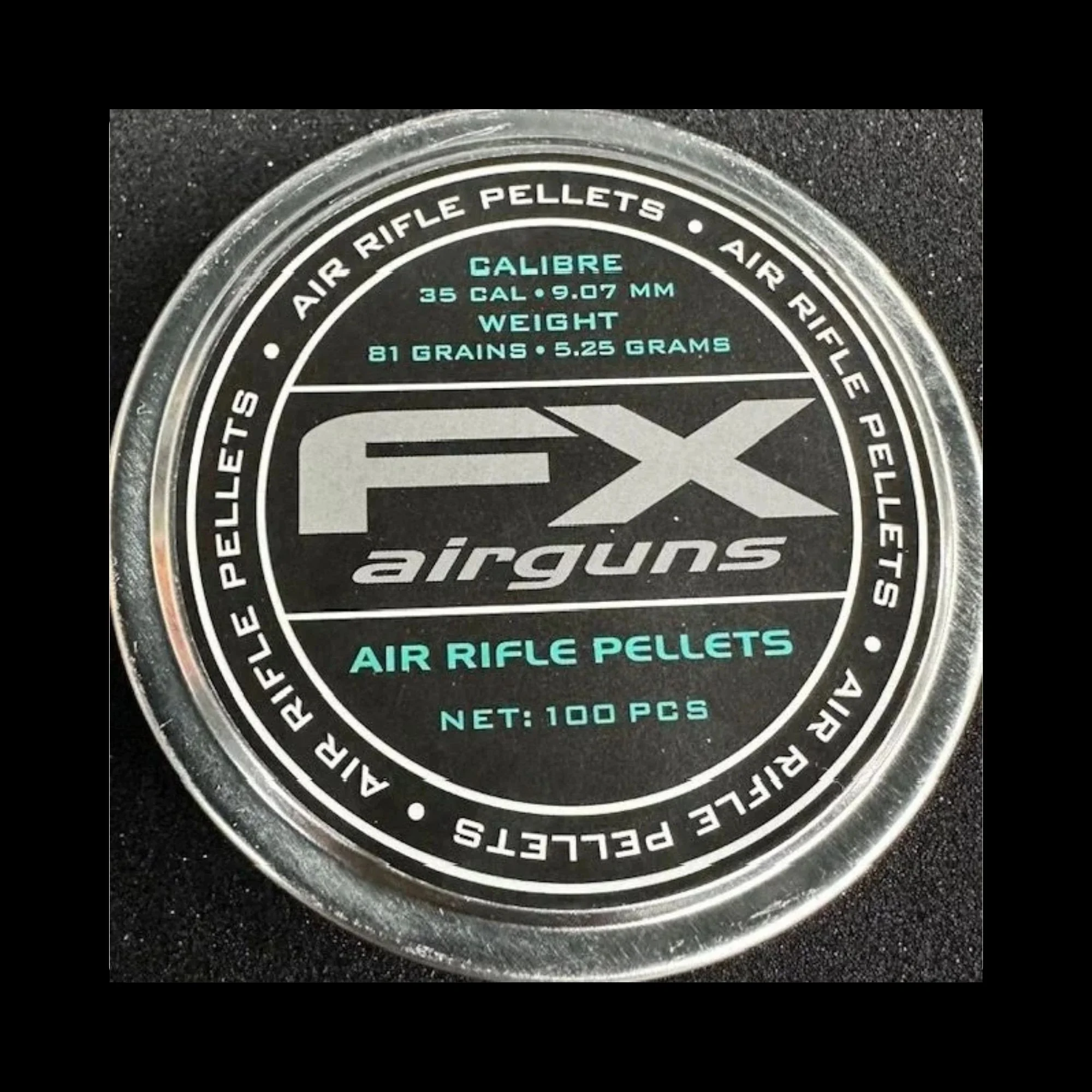 FX Airguns Air Rifle Pellets- .35 Cal, 81 gr. 100 count