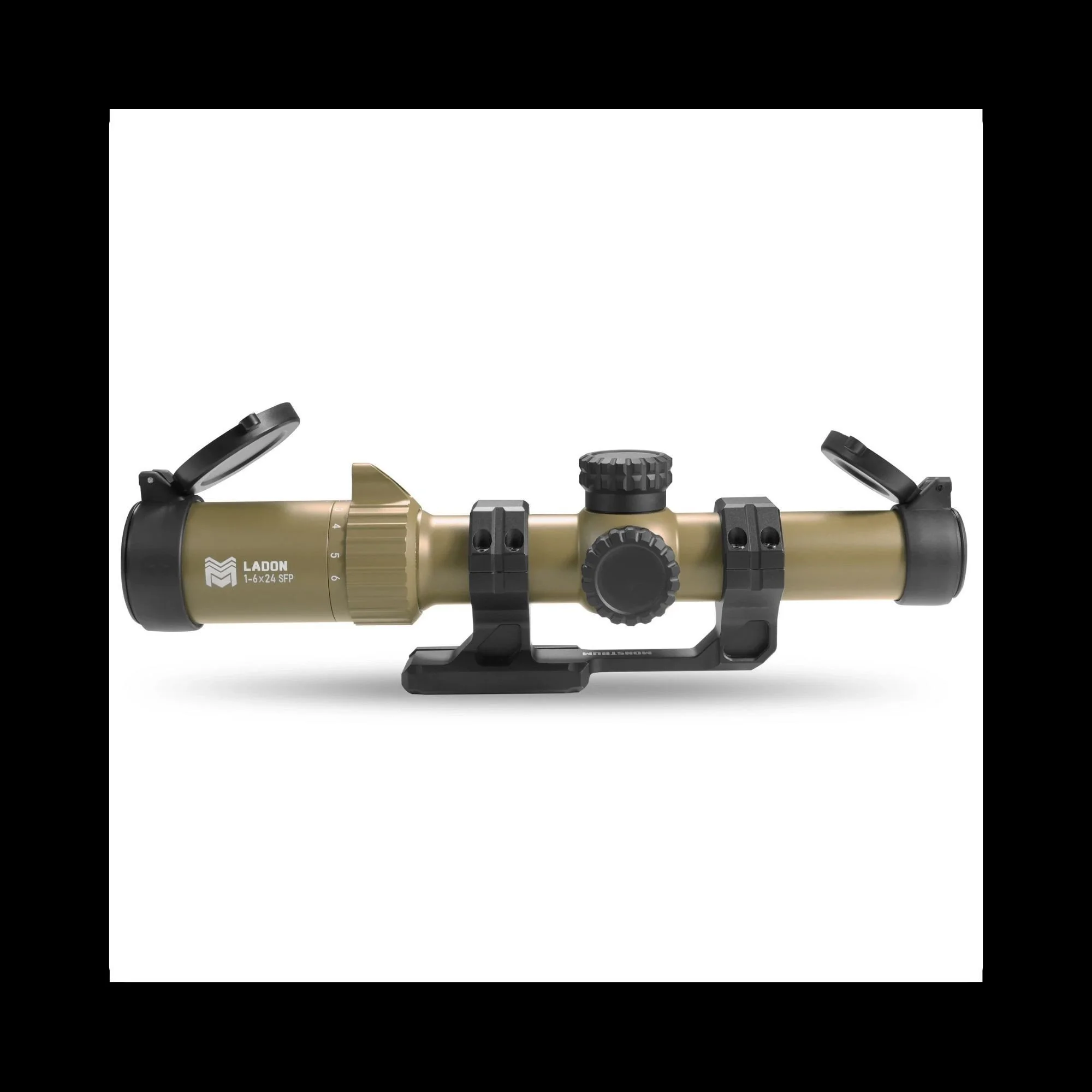 Monstrum Ladon Series 1-6x24 SFP LPVO Scope Flat Dark Earth