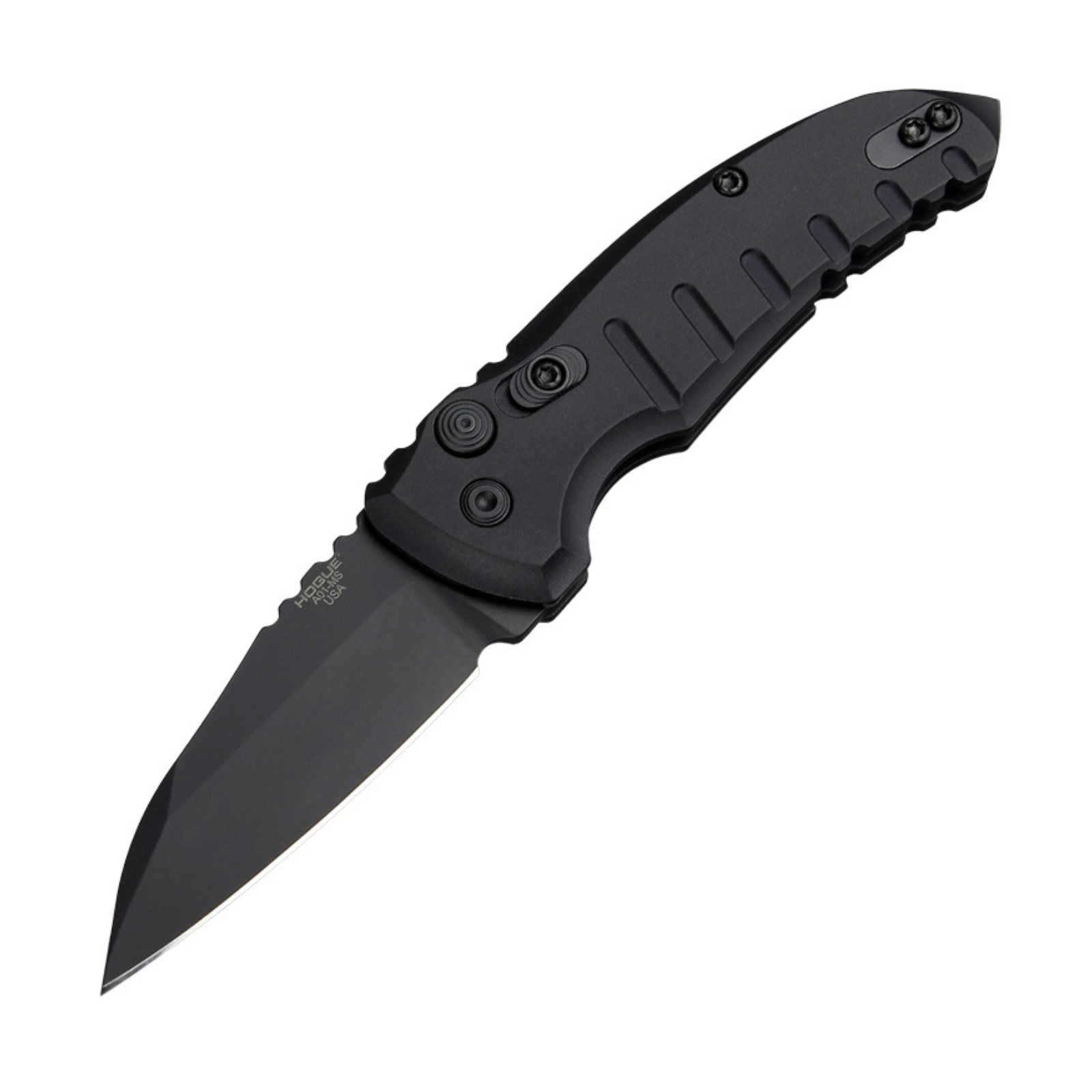 Hogue Knives A01 Microswitch Wharncliffe Black Blade