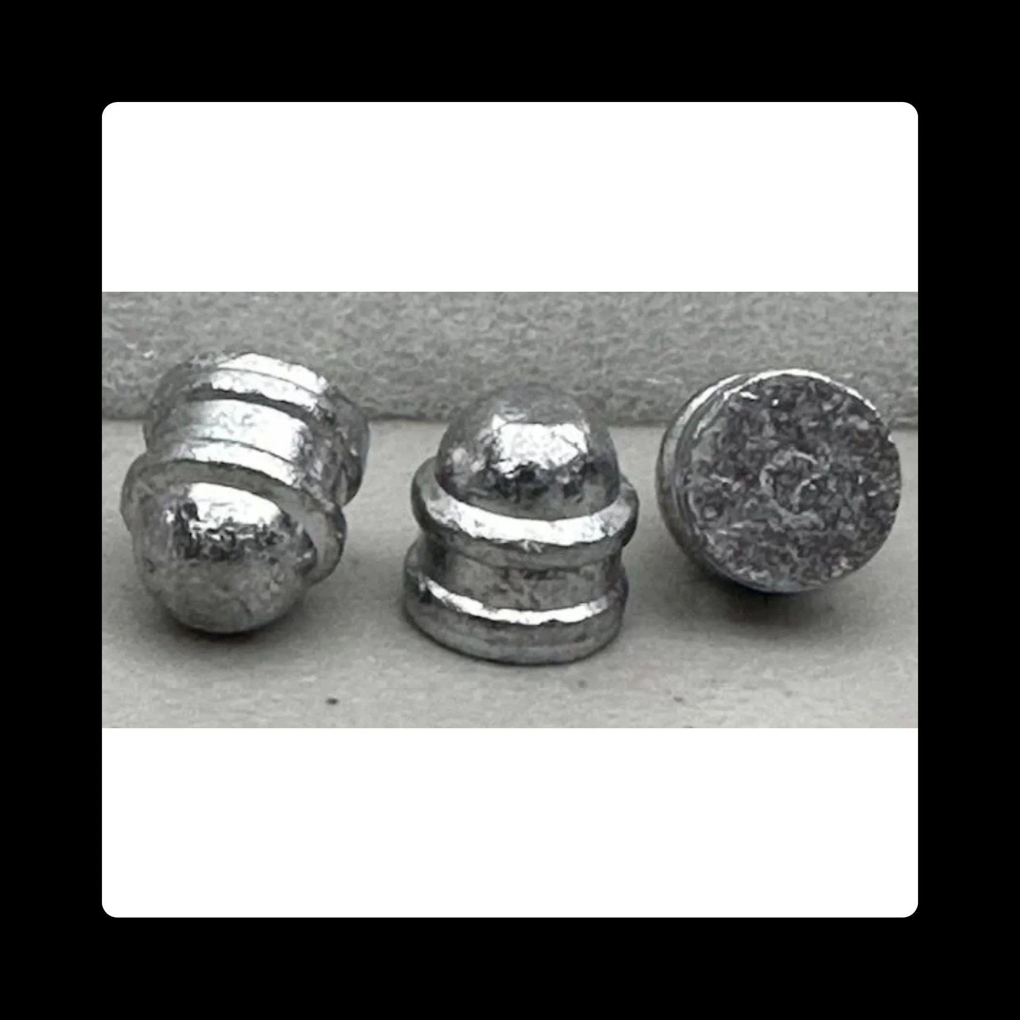 SAS Extreme Round Nose Solid Slugs- .58 Cal, 525 gr. 25 count Zeus