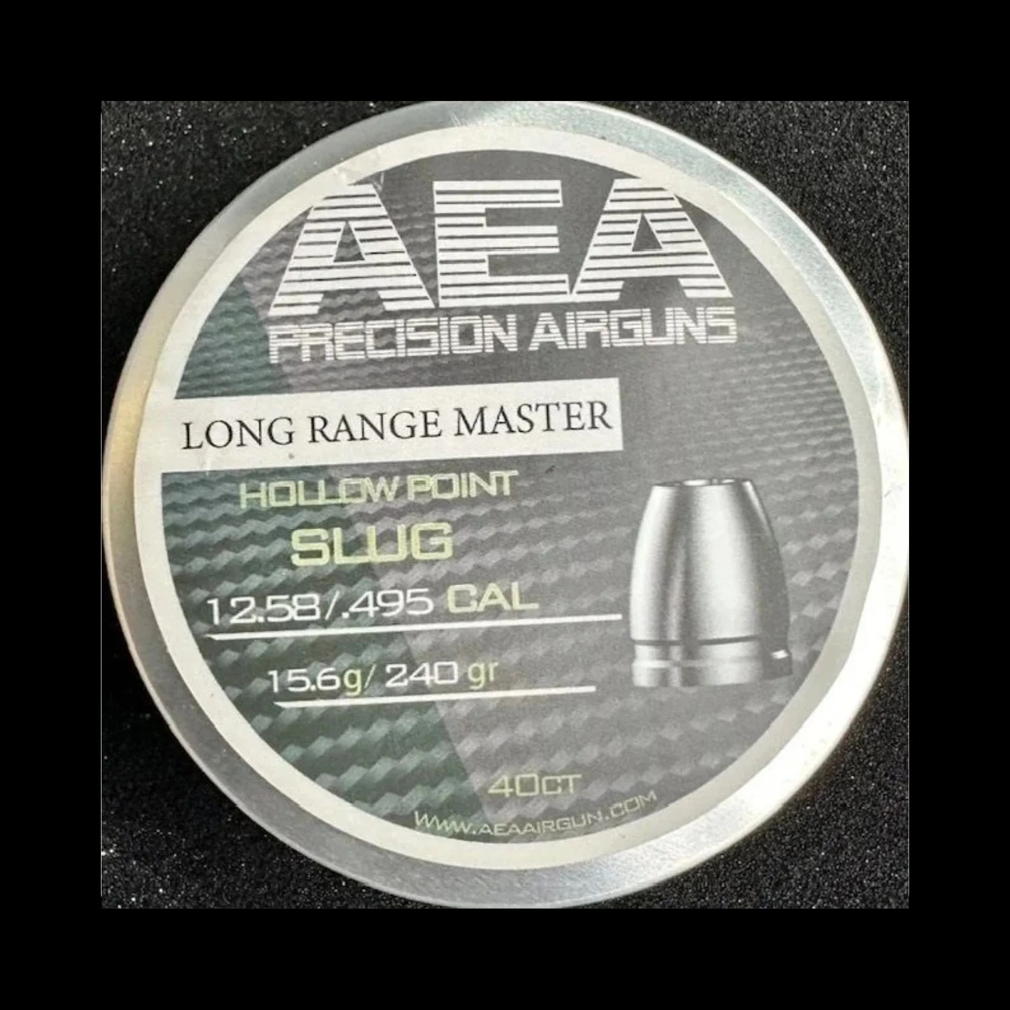 AEA Long Range Master Hollow Point Slug- .495 Cal, 240gr. 40 count