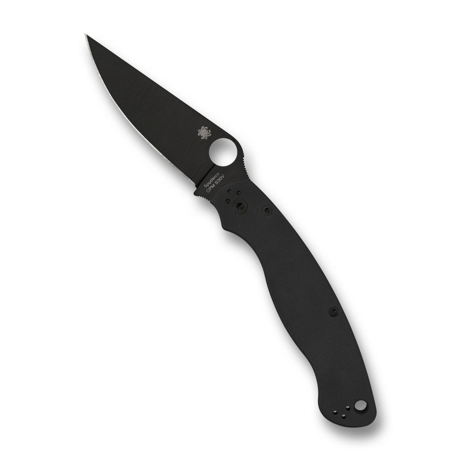 Spyderco Military CPM-S30V Black Blade