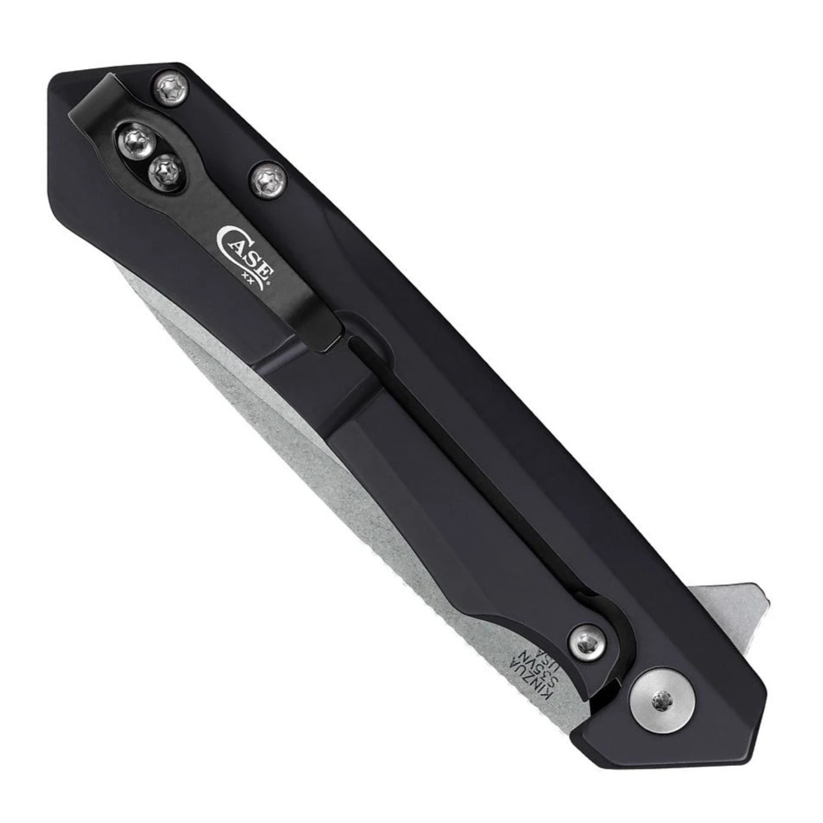 Case Kinzua marbled carbon-fiber folding knife