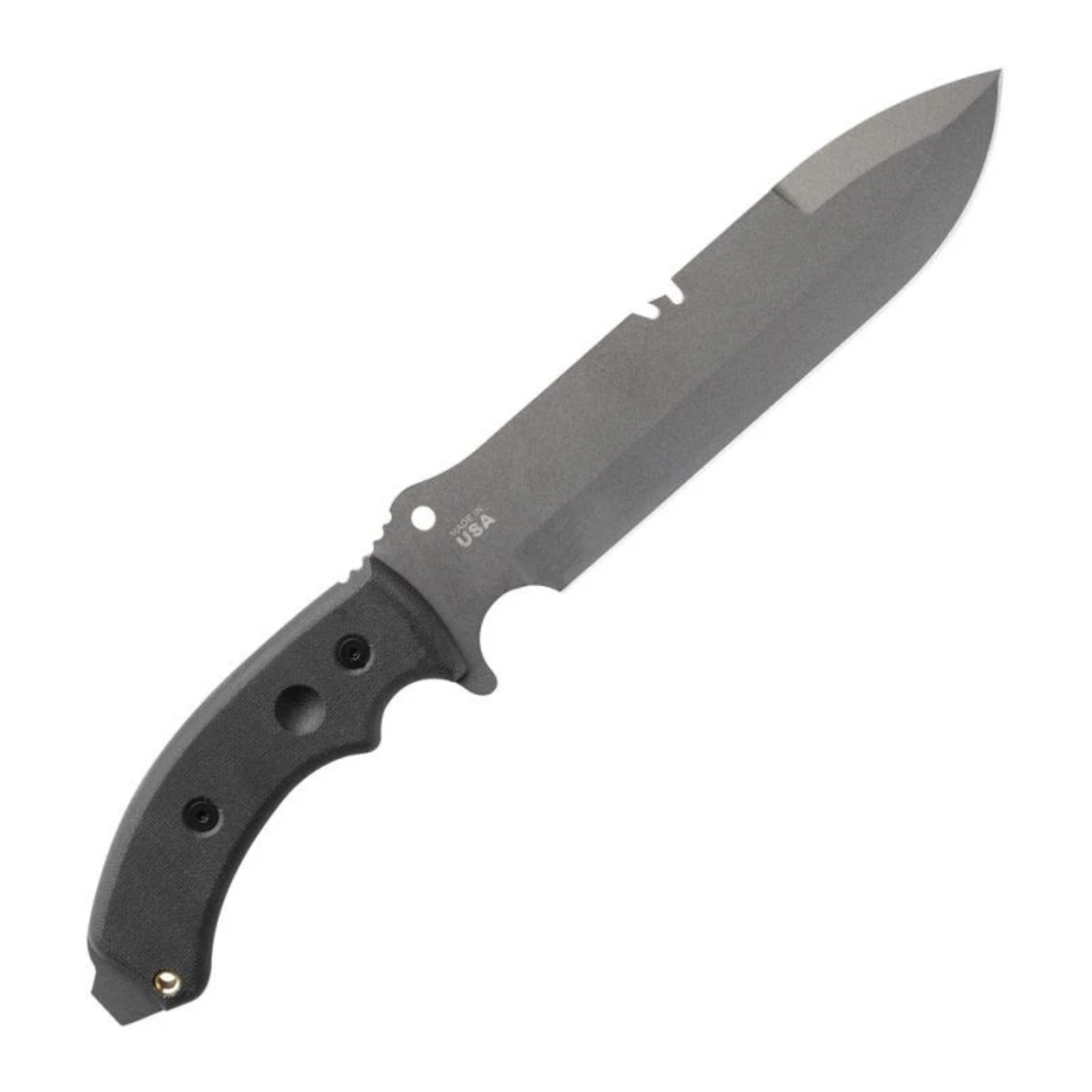 TOPS Tahoma Field Knife with black canvas Micarta handle – TPTAHO04