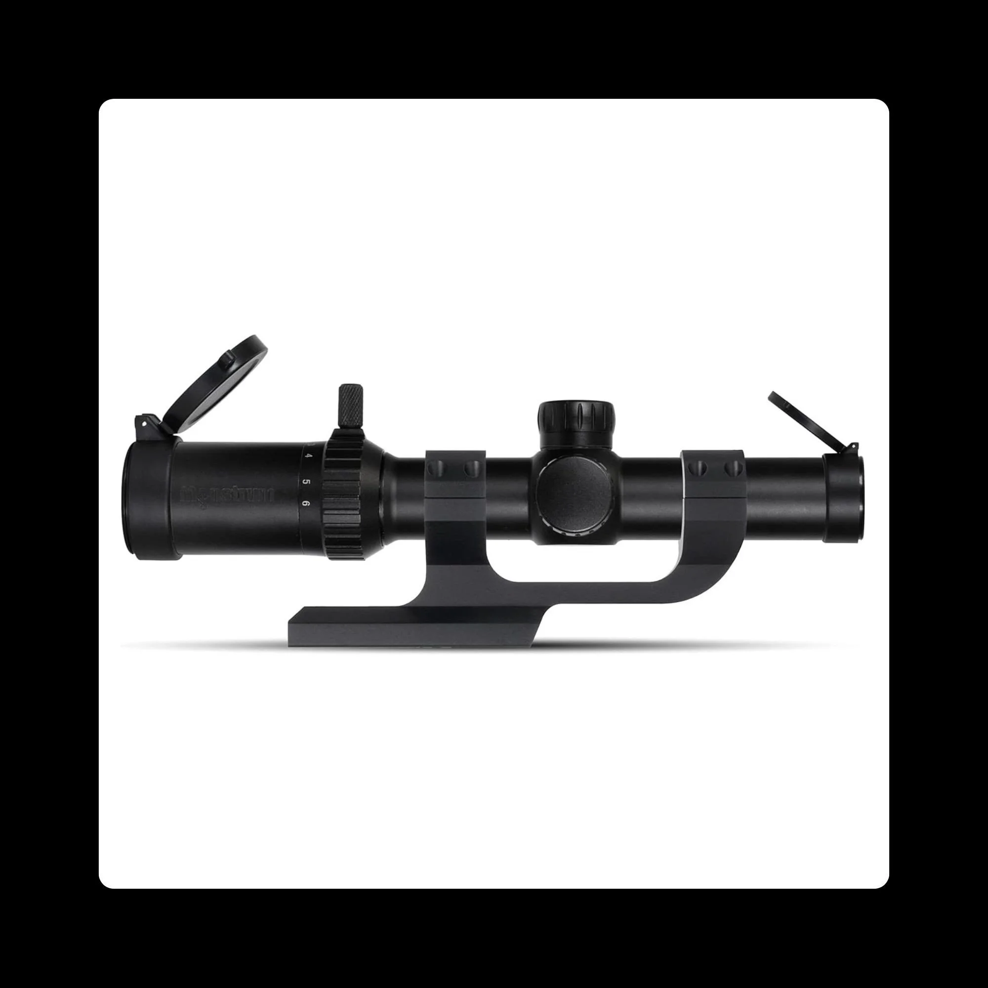 Monstrum Ladon Series 1-6x24 SFP LPVO Scope Black