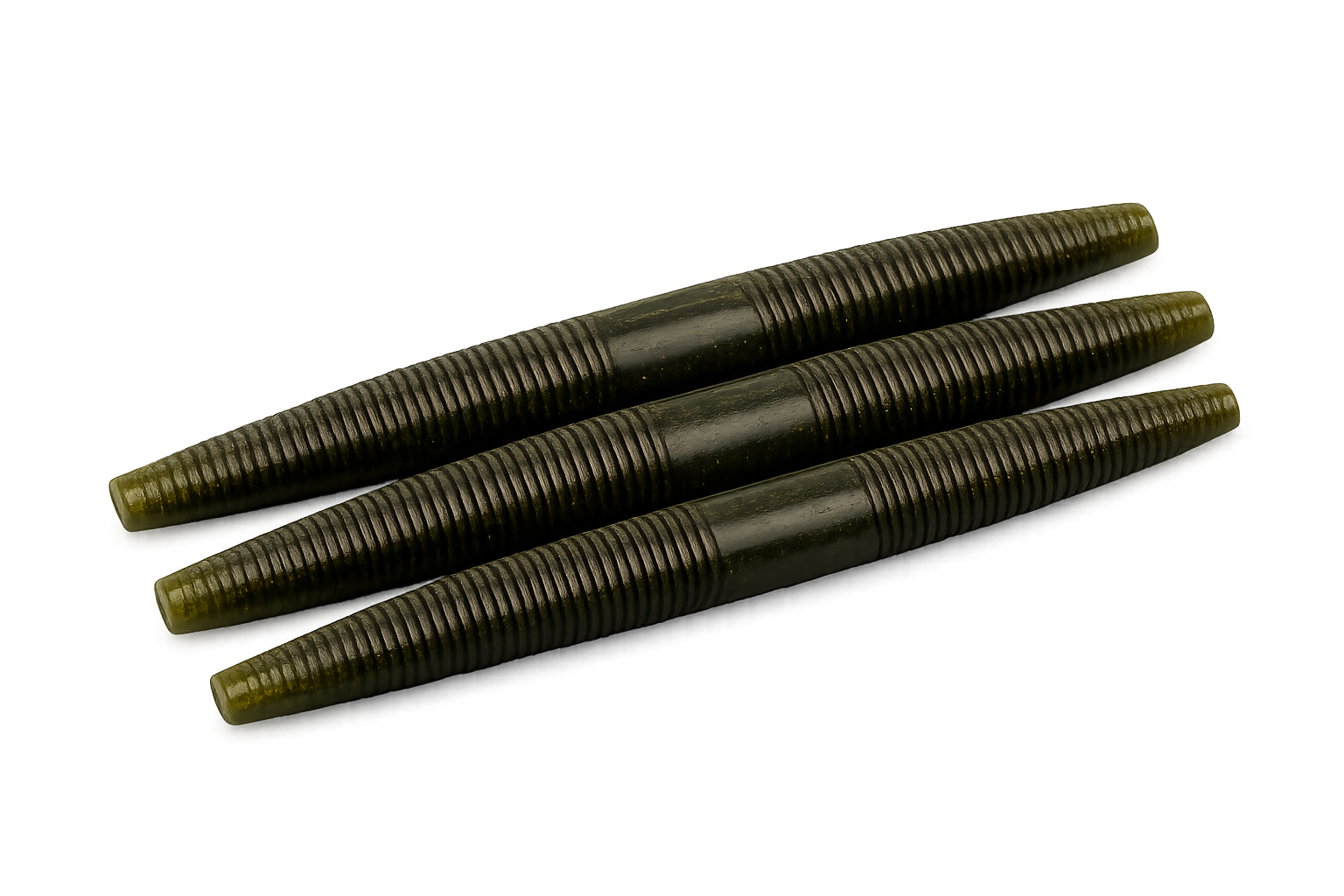 5" Green Pumpkin Stick Worm