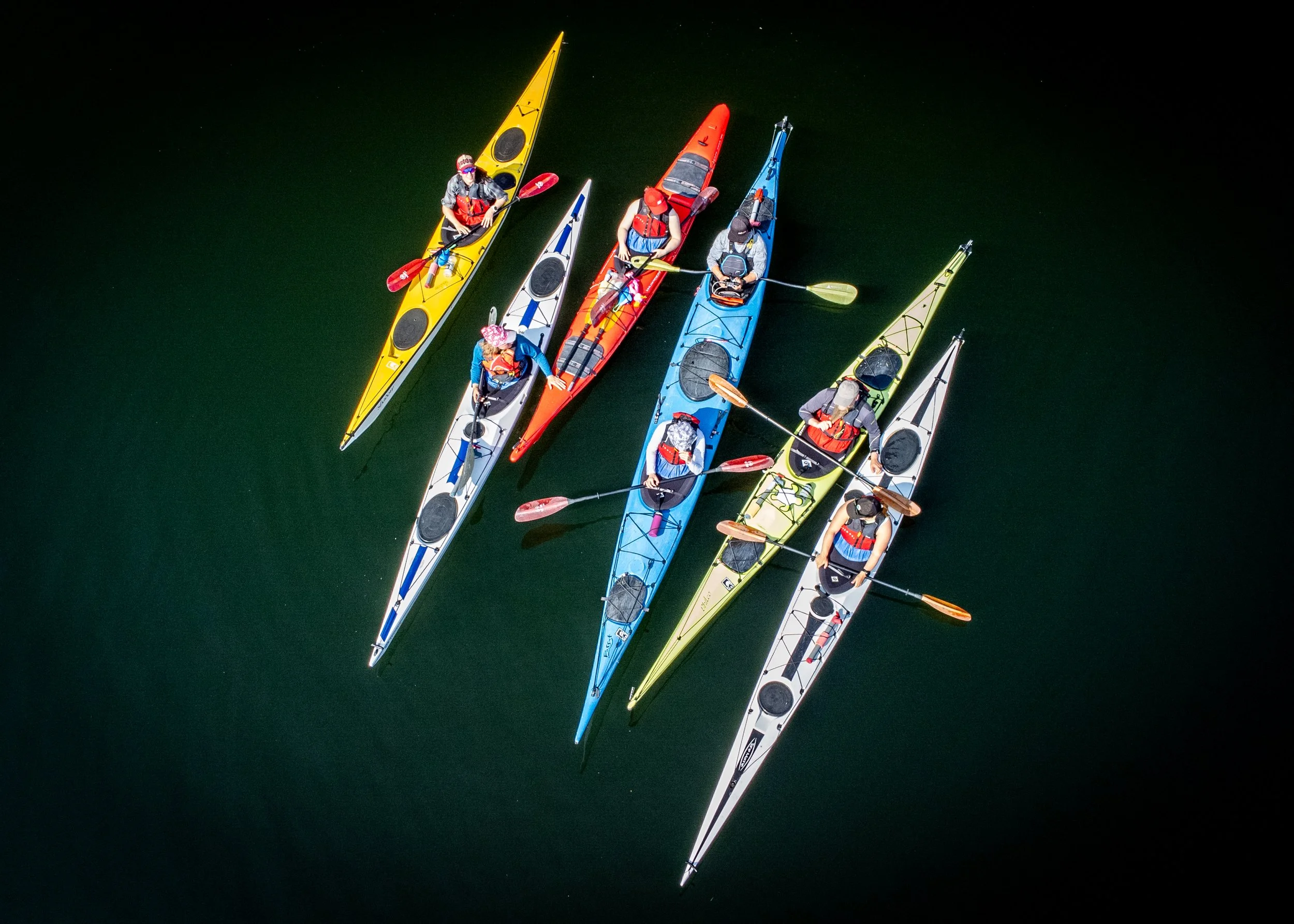kayakers in puruvesi