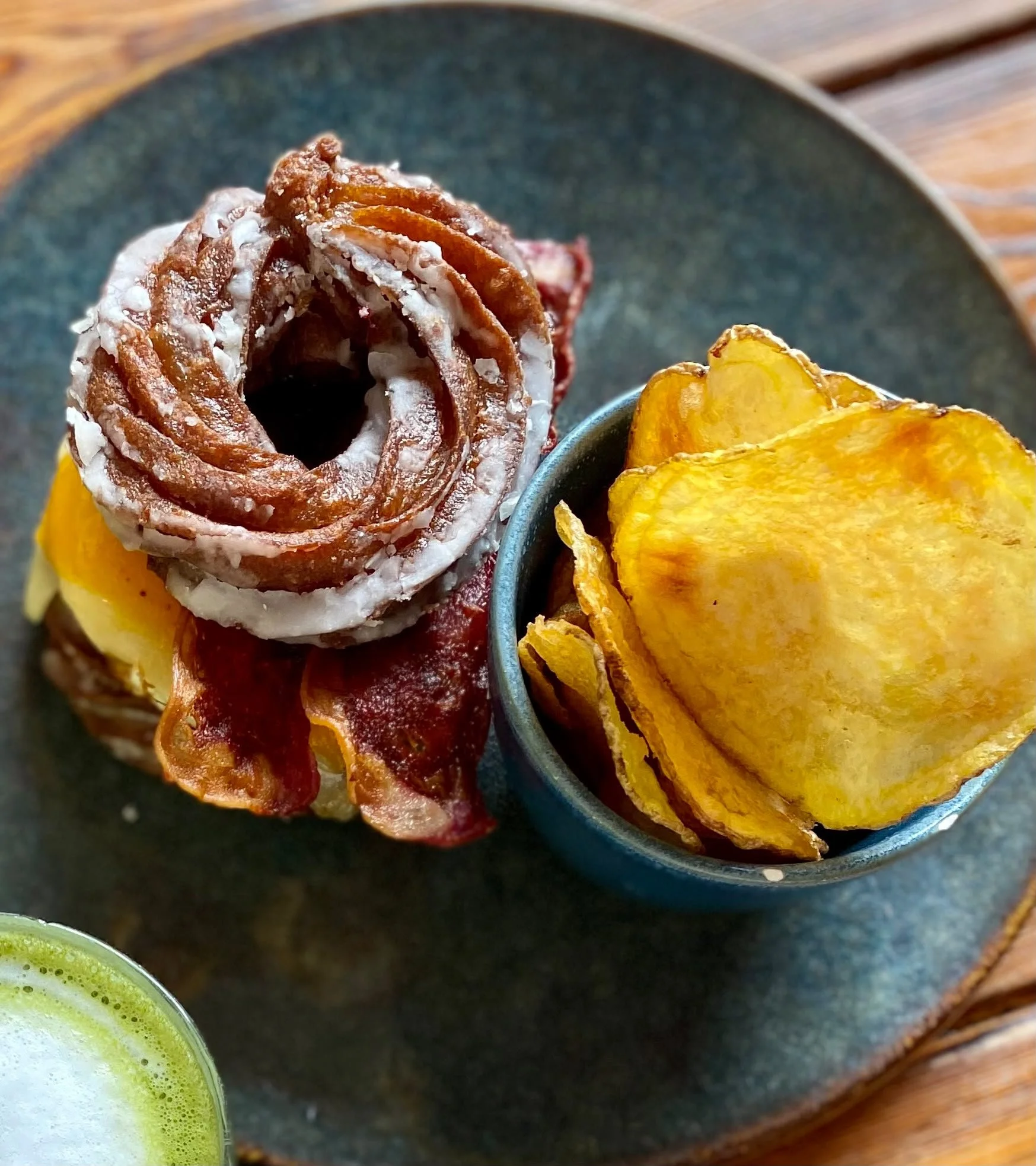 Breakfast Churronut Sandwich Brunch Alsur Café Barcelona