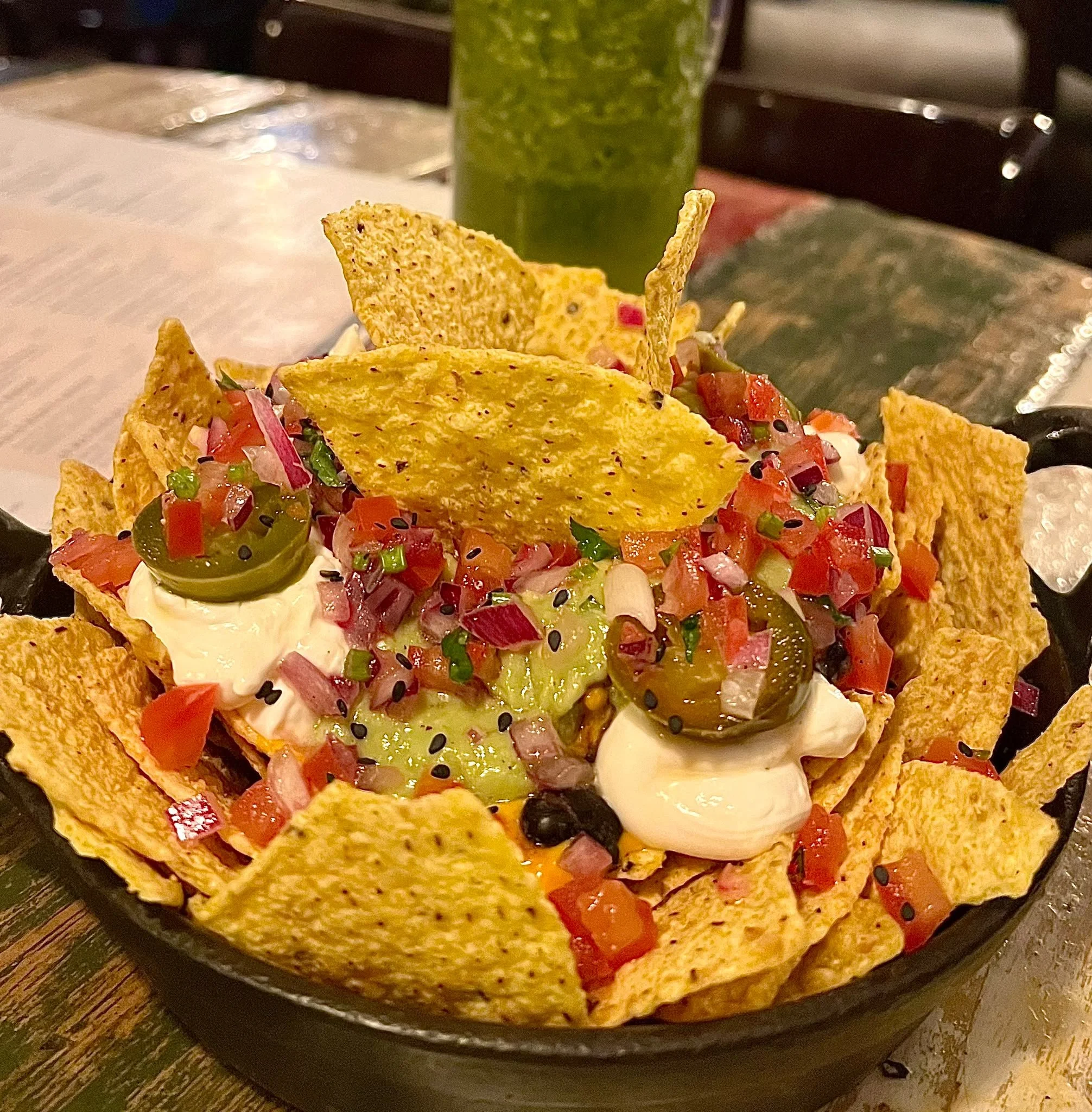 Nachos con Queso Brunch Alsur Café Barcelona