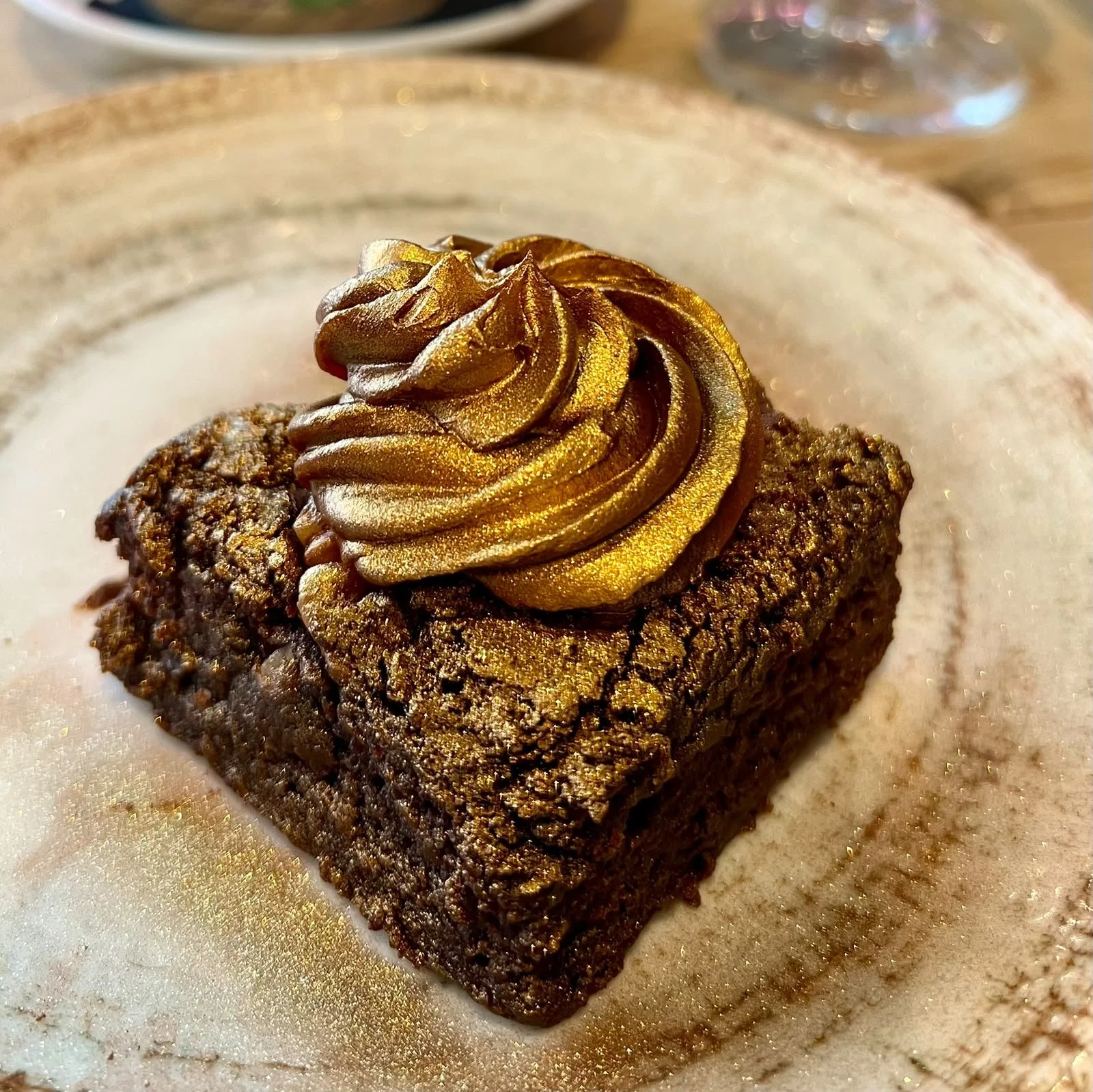 Brownie con dulce de leche Brunch Alsur Café Barcelona