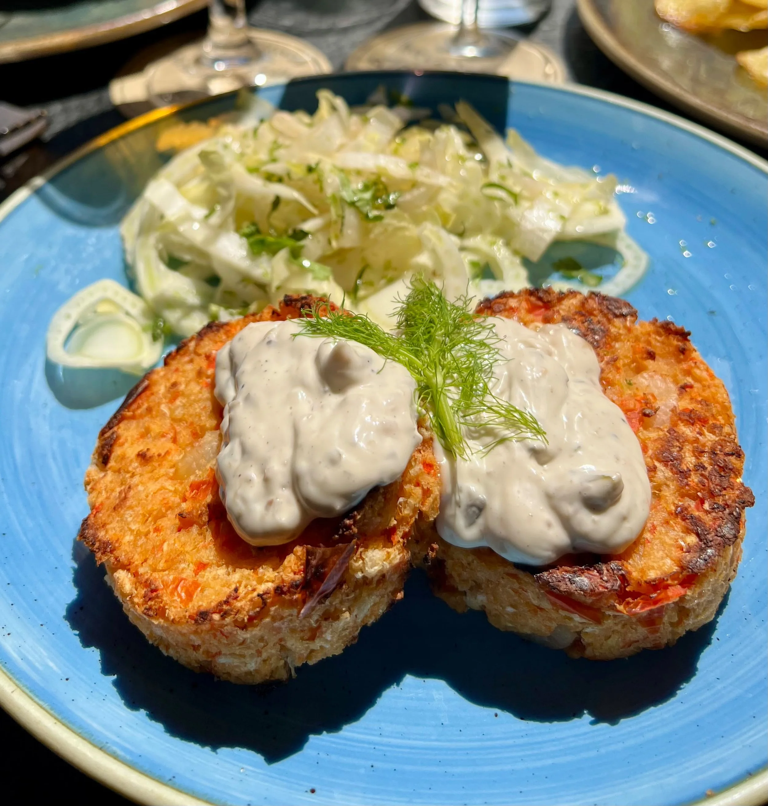 Shrimp Cakes Brunch Alsur Café Barcelona