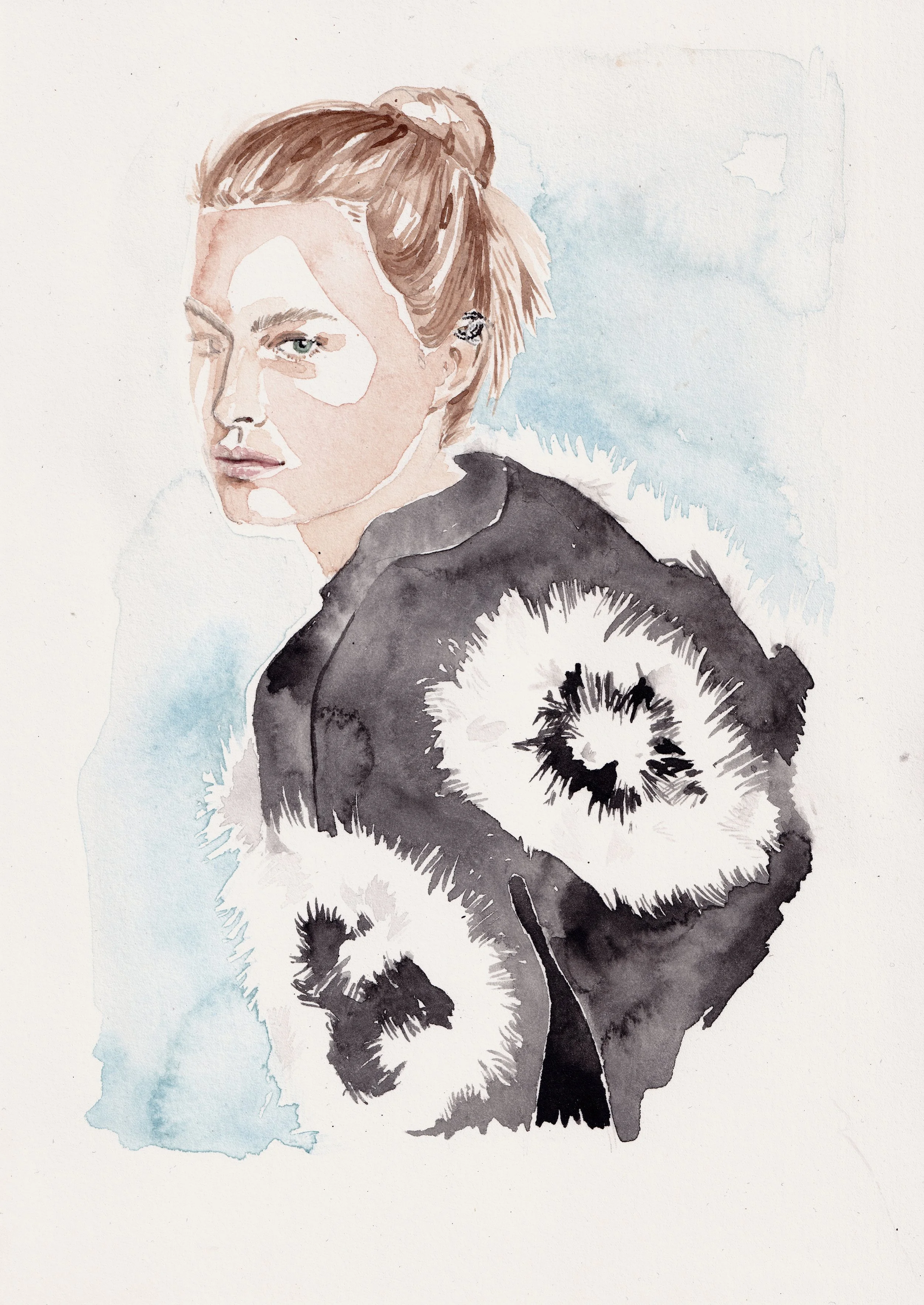 Vogue NL 2023 - Watercolor on A4