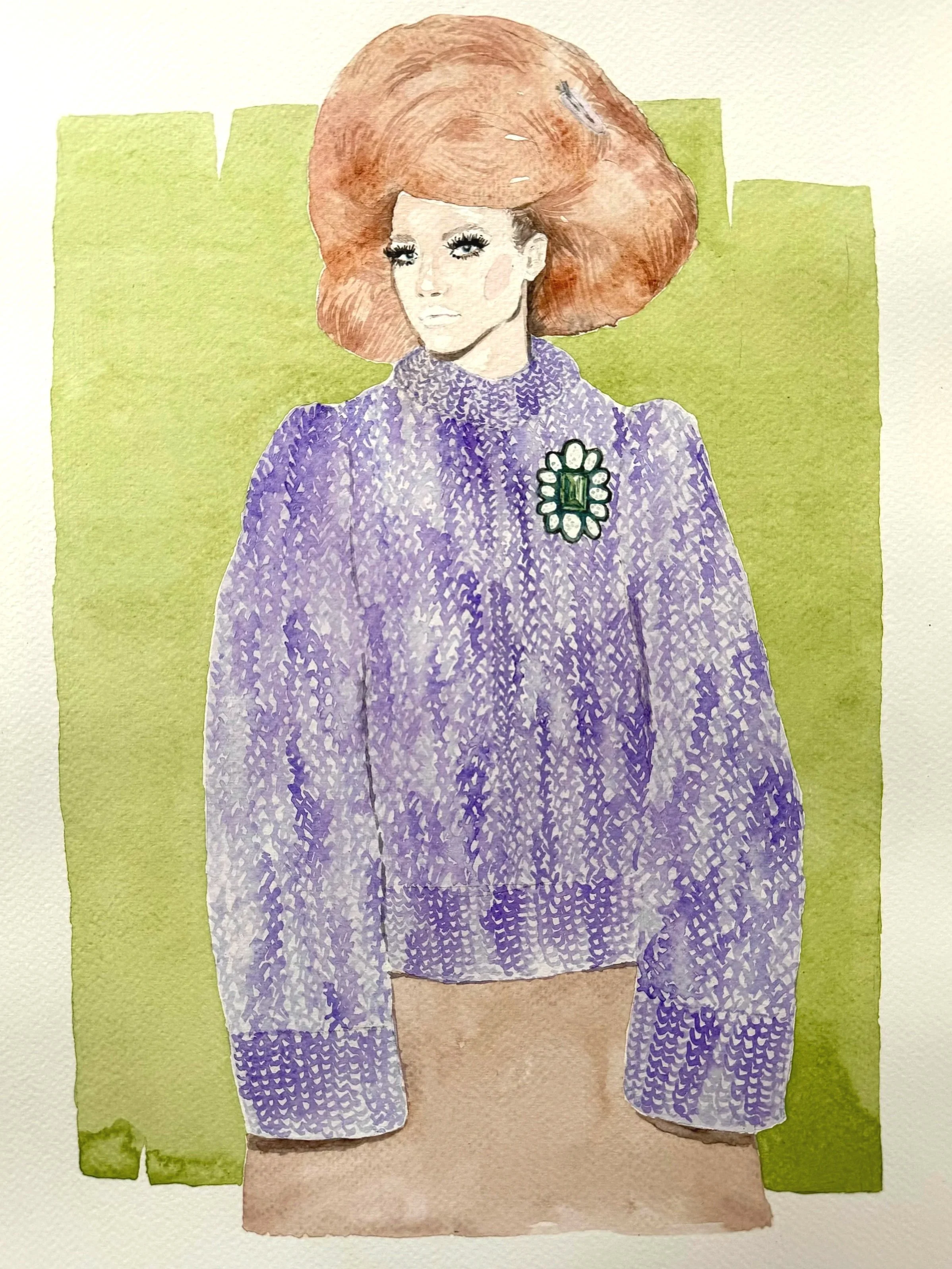 Marc Jacobs Spring 2024 - Watercolor on A3
