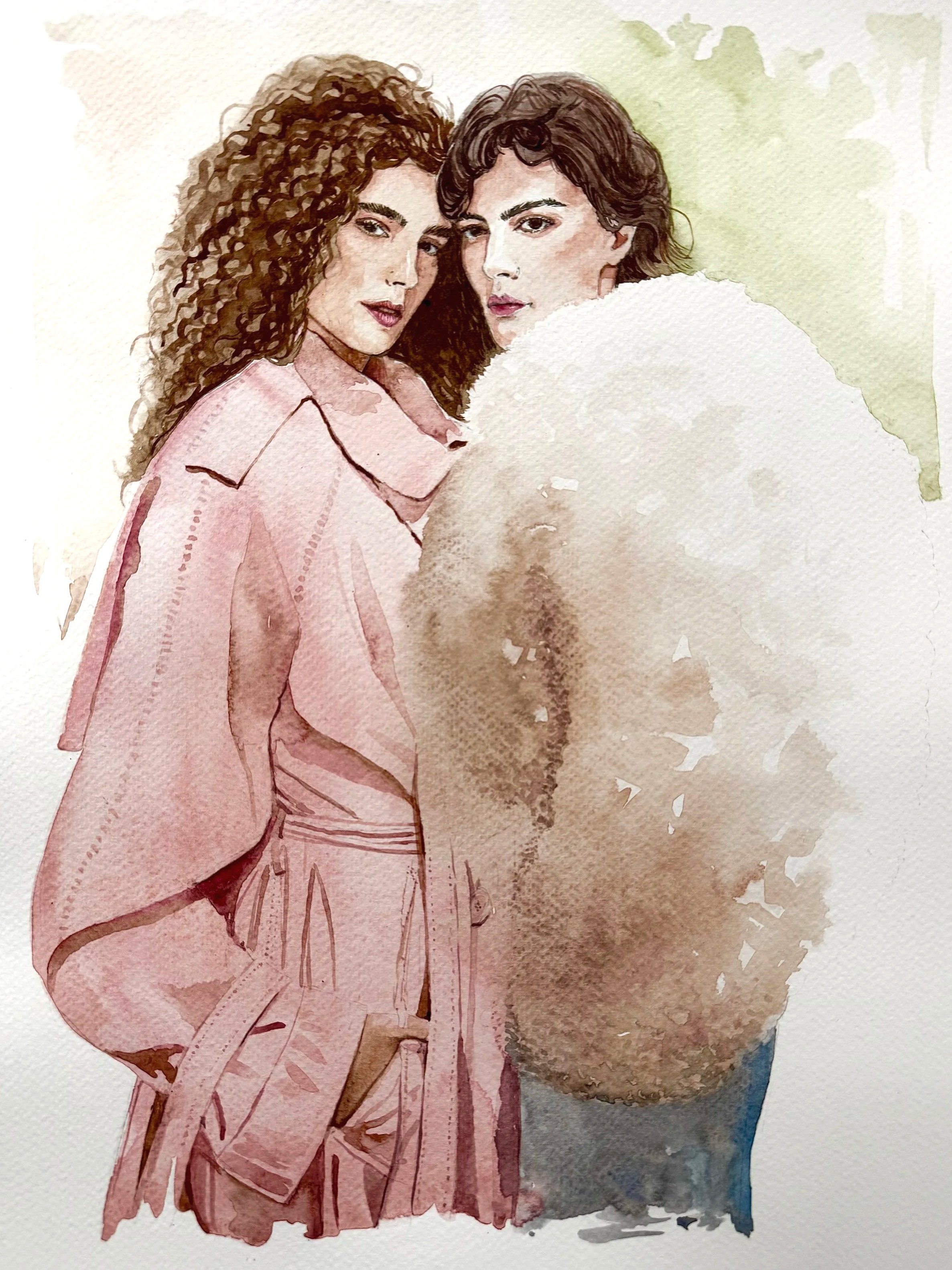 Stella McCartney Spring 2025 ready-to-wear - Watercolor on A3