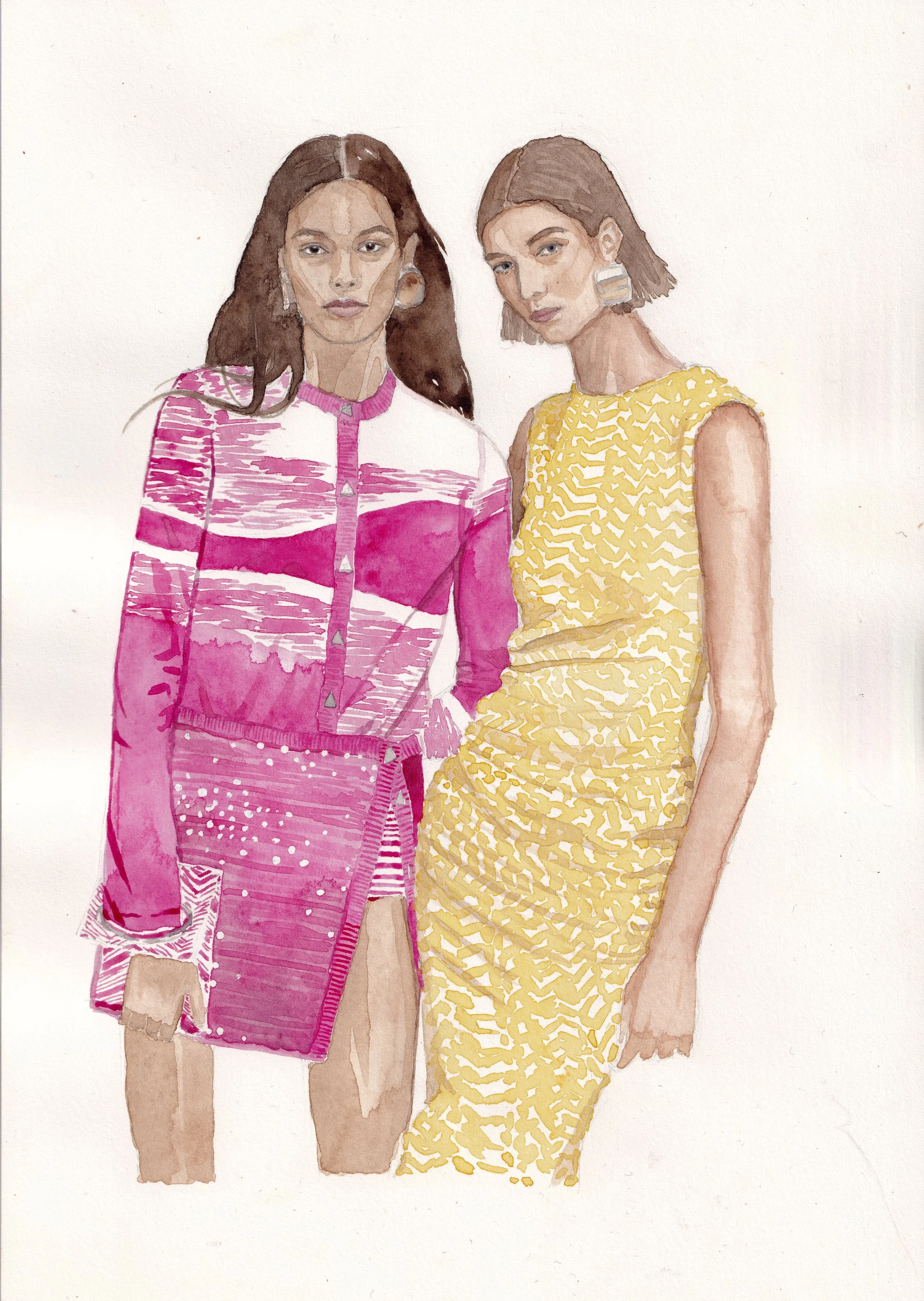 Missoni SS23 - Watercolor on A4