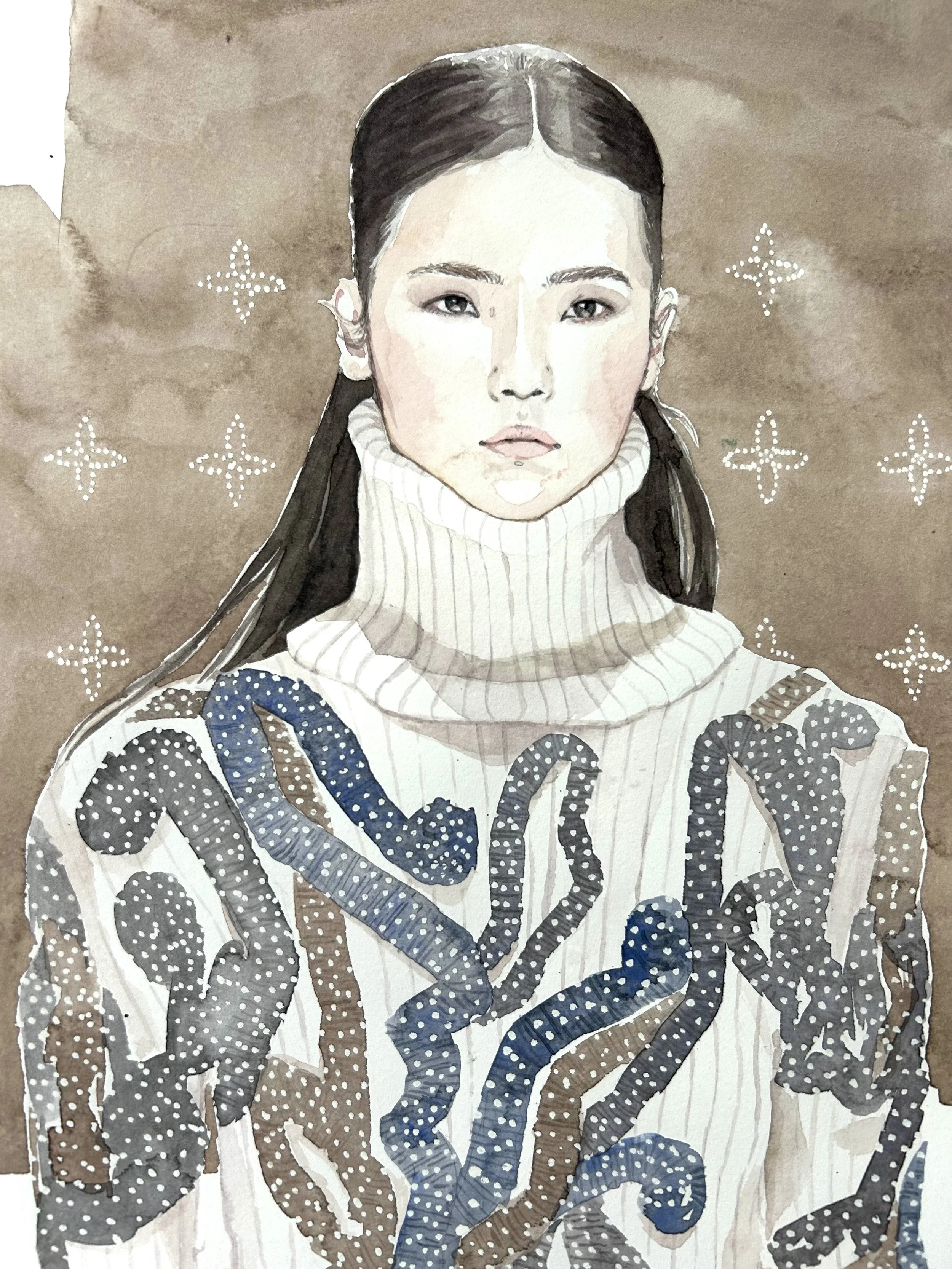 Louis Vuitton - Watercolor on A3