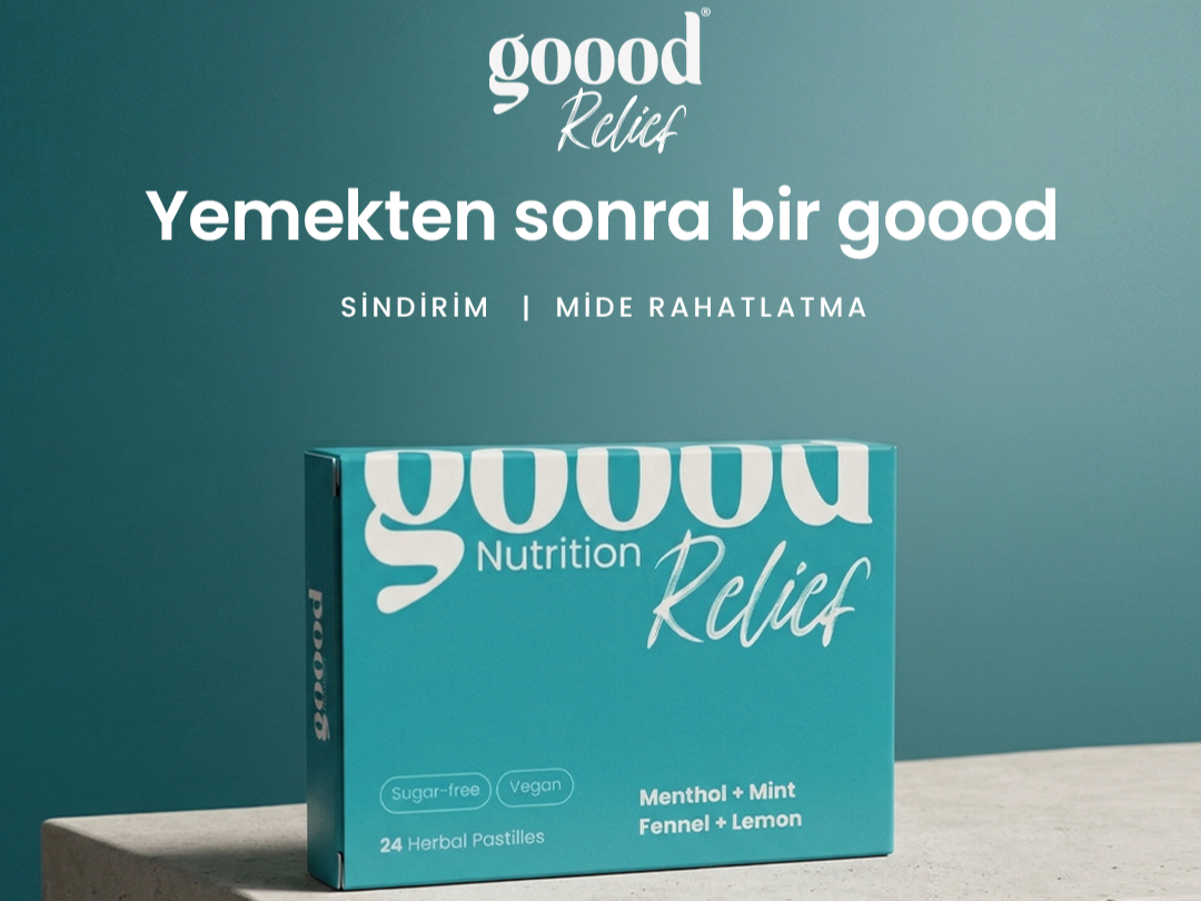 Goood Relief Sindirim Destekleyici Bitkisel 24'lü Pastil (Mide Rahatlatıcı & Şişkinlik Karşıtı)