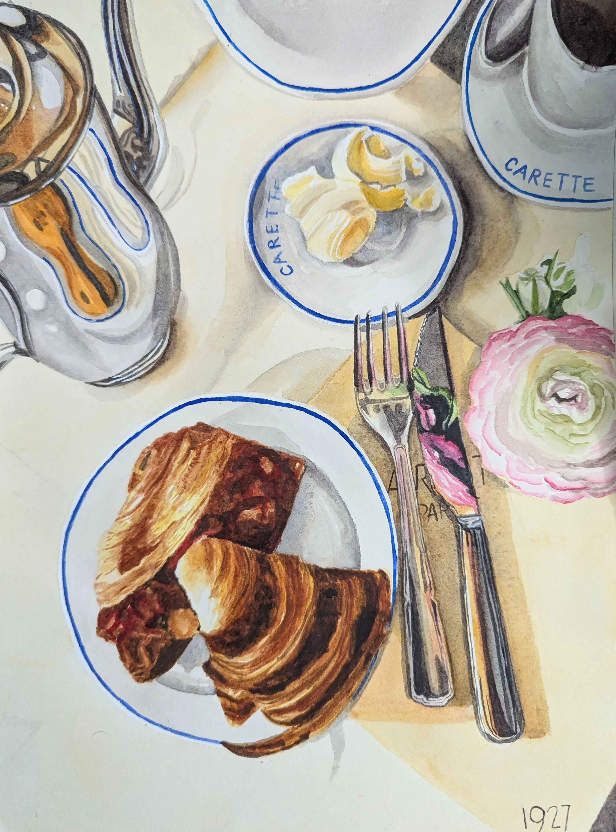 Croissant With Main Character Energy