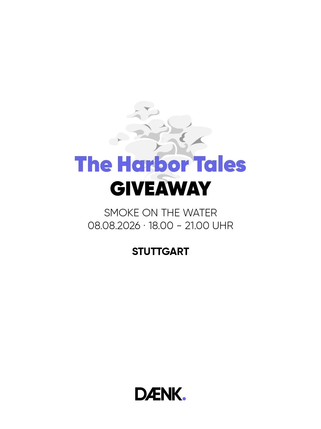 .
Ein Raum entsteht nicht durch das Produkt. Er entsteht durch die Leute darin.

08.08. Stuttgart. 
SMOKE ON THE WATER von @theharbortales 

Drei Stunden auf dem Neckar. Auf der Wilhelma. Keine B&uuml;hne, kein Publikum. Ein Deck, auf dem sich Leute 