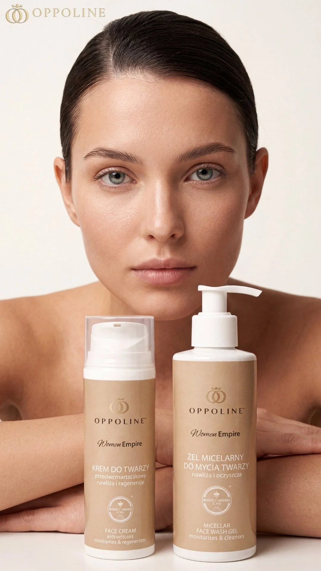 OPPOLINE Limited Ritual Easter skincare gift set — cream and cleanser duo