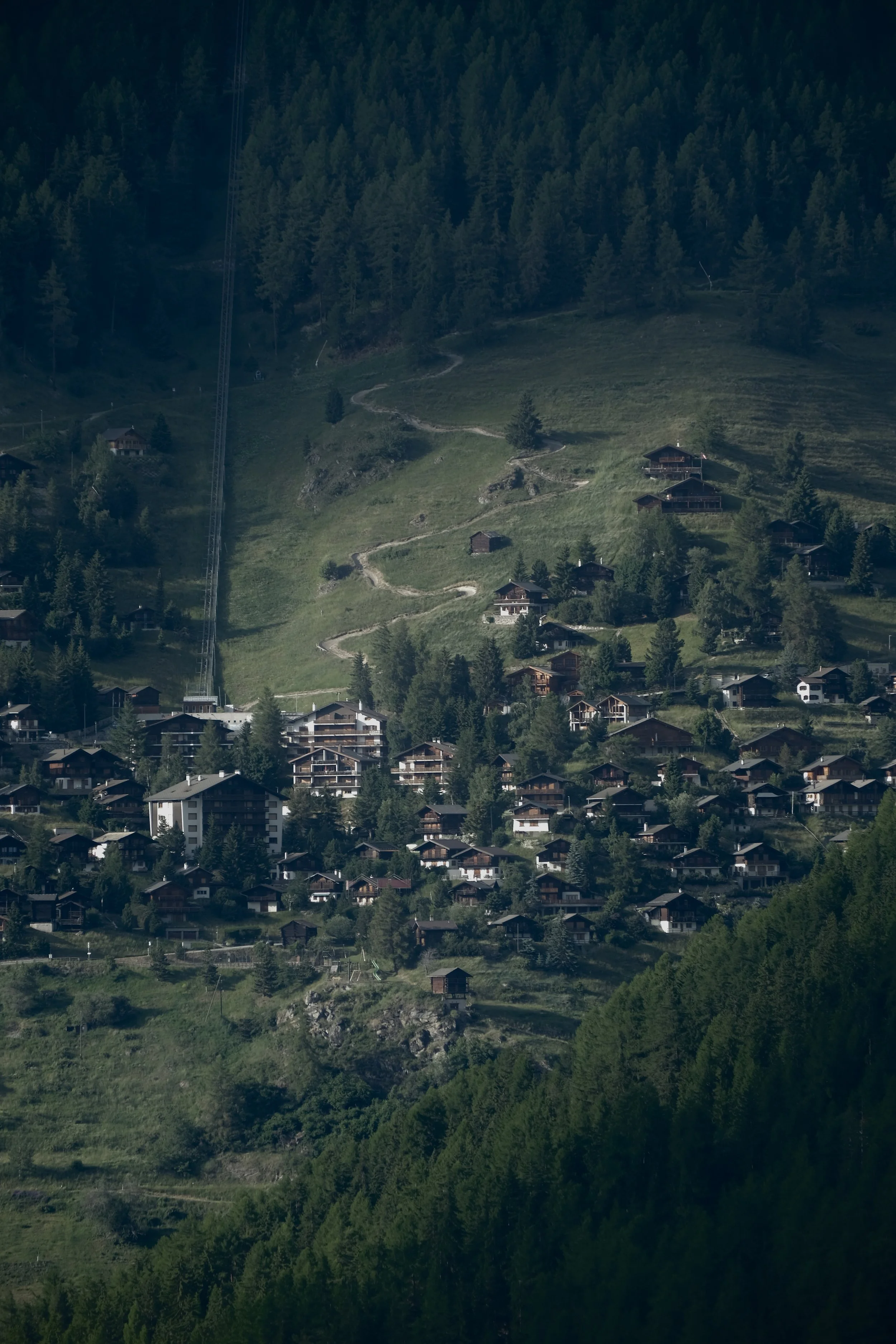 St-Luc in Evening Light